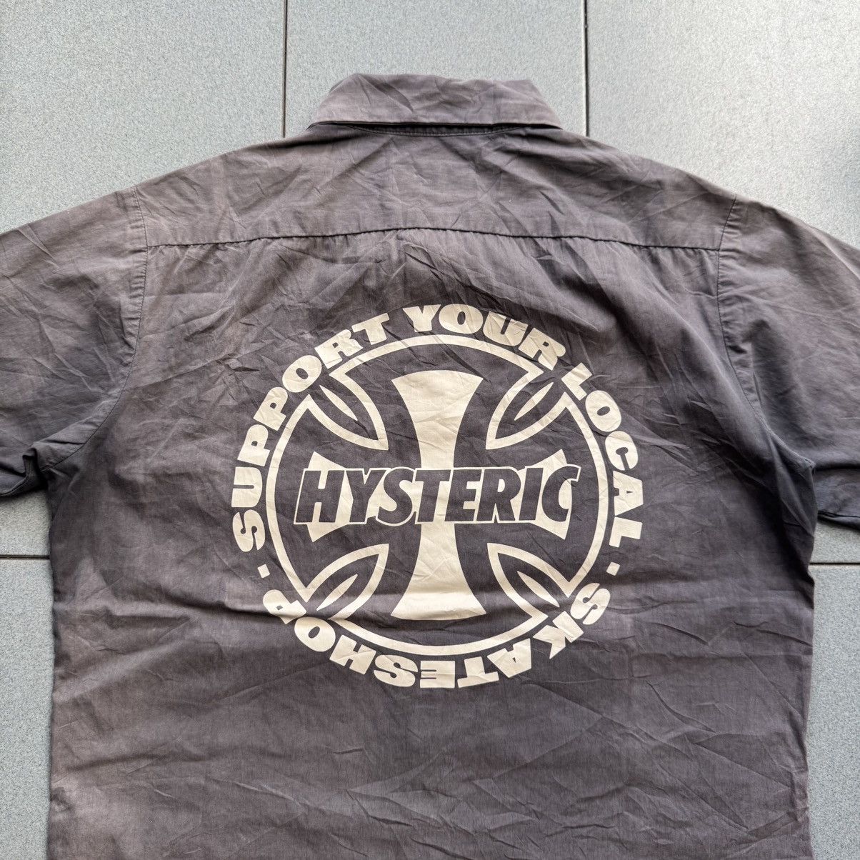 Hysteric Glamour Hysteric Glamour Support Your Local Skateshop Workshirt Size US S / EU 44-46 / 1 - 2 Thumbnail