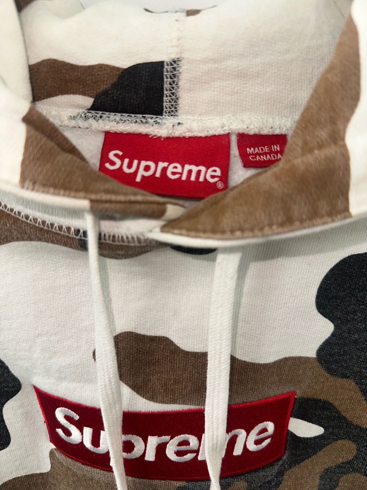 Supreme SUPREME CHOCOLATE CHIP CAMO HOODIE Size US S / EU 44-46 / 1 - 4 Thumbnail