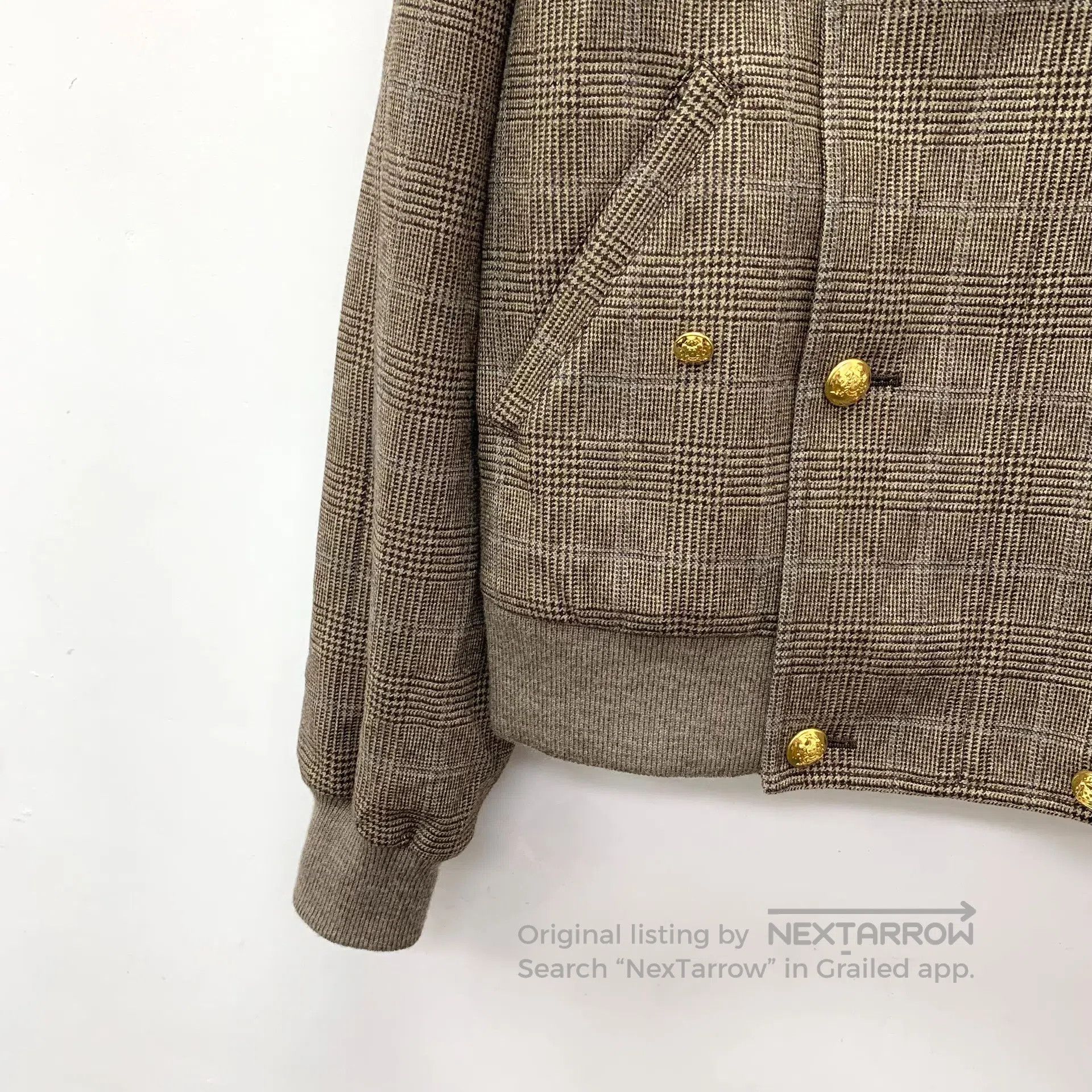 Celine CELINE Caramel Goat Hair Lapel Double Breasted Long Sleeve Size XS / US 0-2 / IT 36-38 - 4 Thumbnail