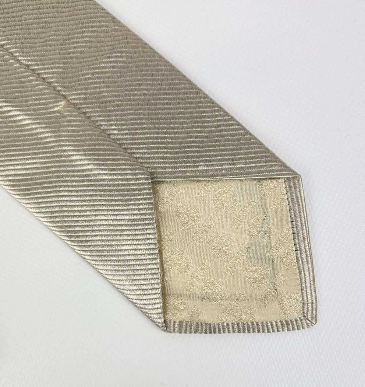 Versace Gianni Versace 100% silk Tie Beige Necktie Men Top Luxury Size ONE SIZE - 12 Thumbnail