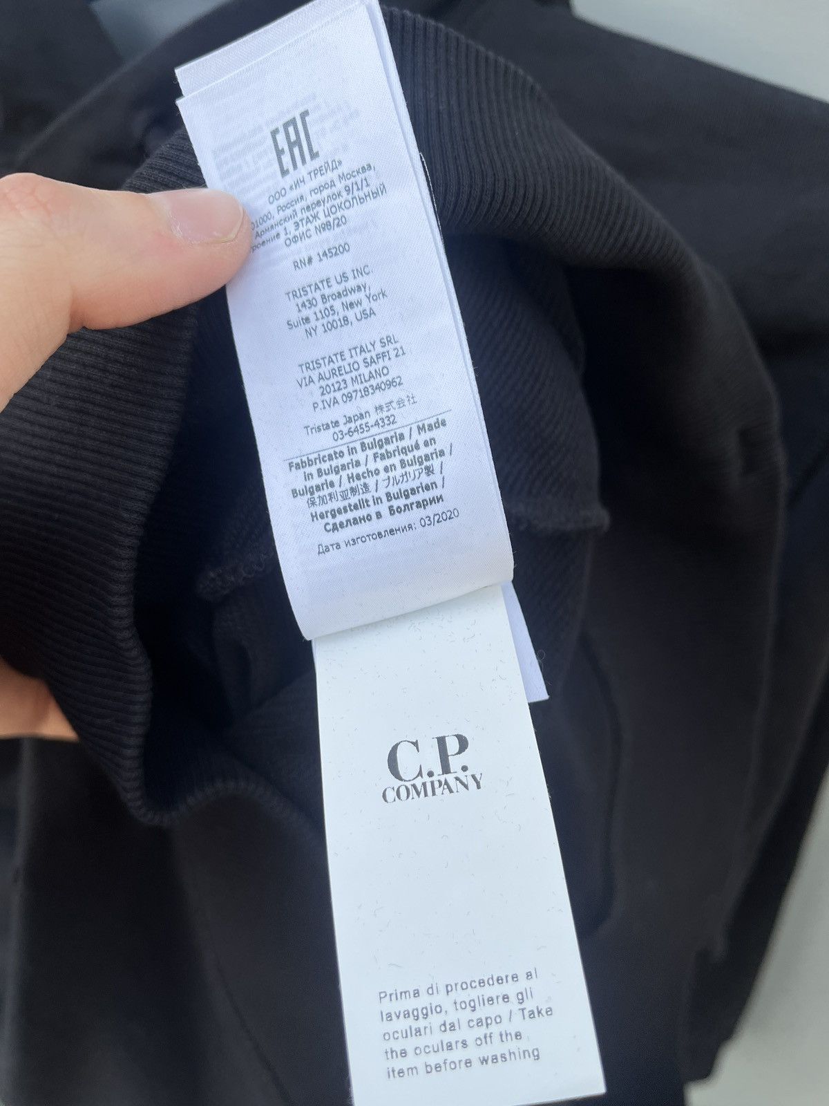 C.P. Company C.P. Company Goggle Hoodie Black S Size US S / EU 44-46 / 1 - 7 Thumbnail