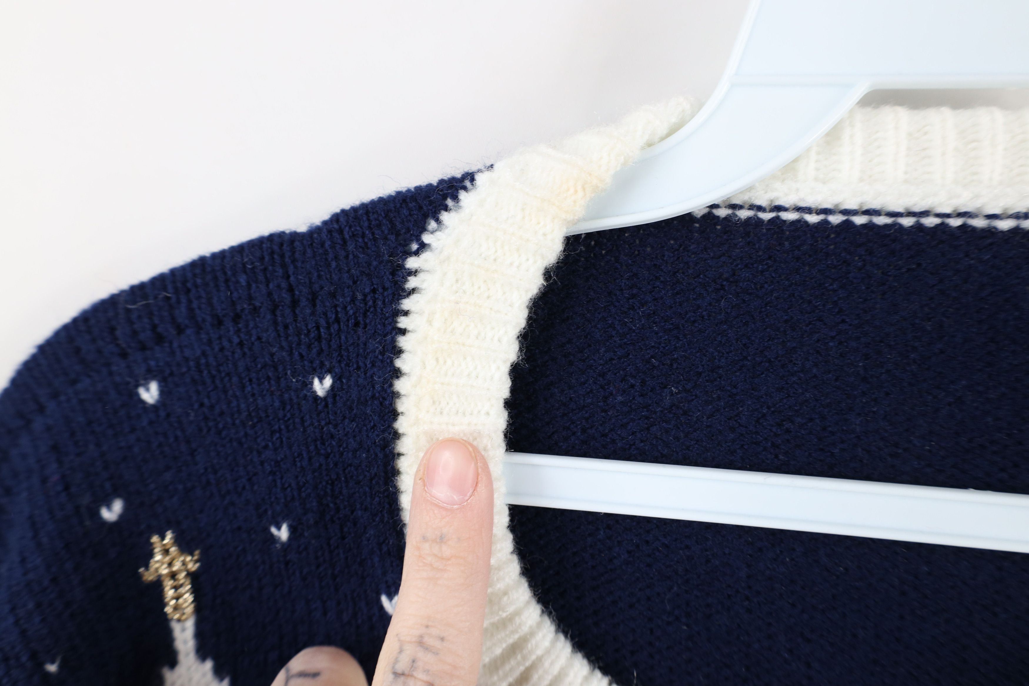 Vintage Vintage 90s Streetwear Christmas Winter Cardigan Sweater Size L / US 10 / IT 46 - 7 Thumbnail