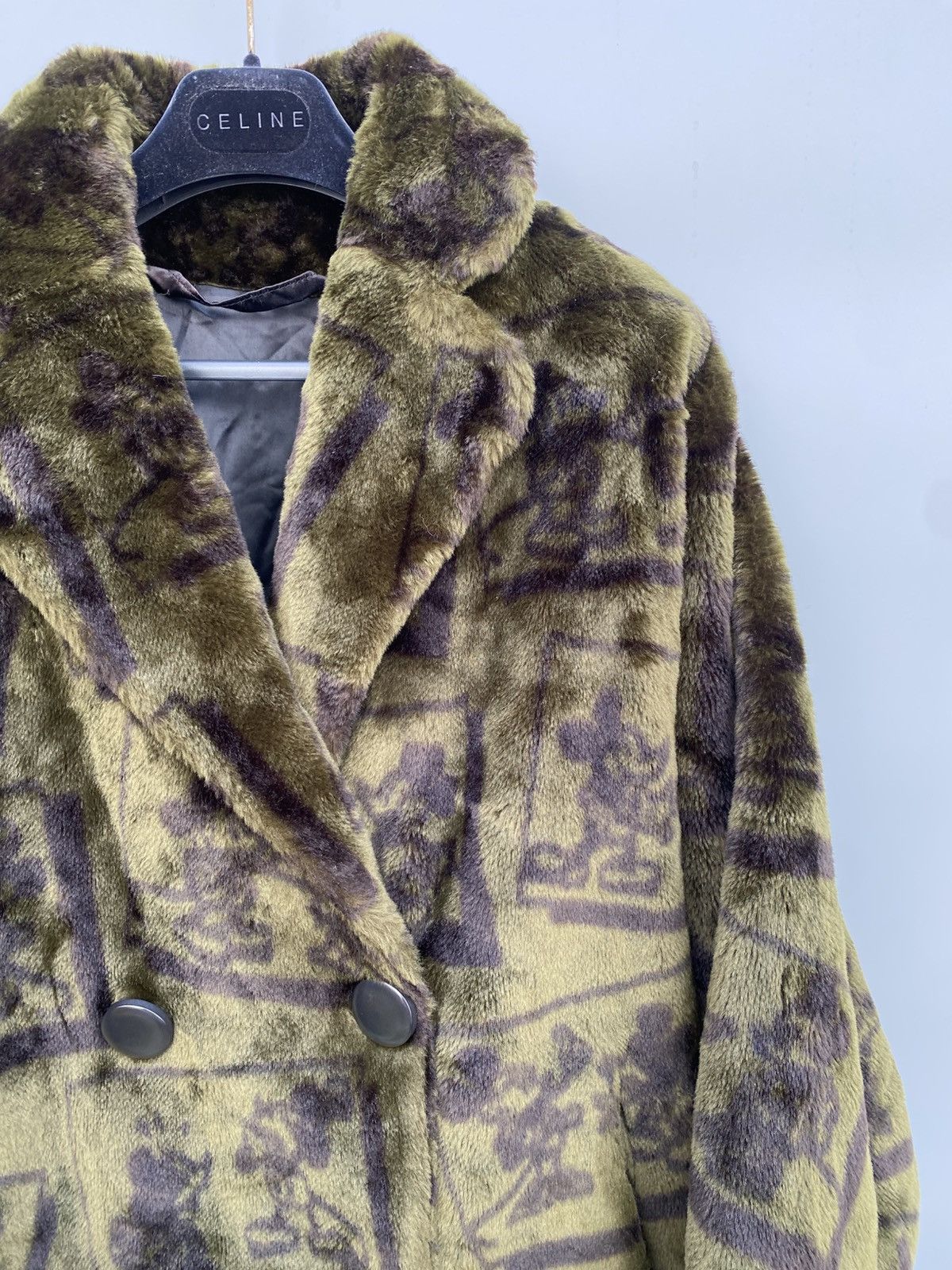 Mickey Mouse 1992 Apparence x Mickey Mouse Faux Fur Double Breasted Coat Size US M / EU 48-50 / 2 - 7 Thumbnail