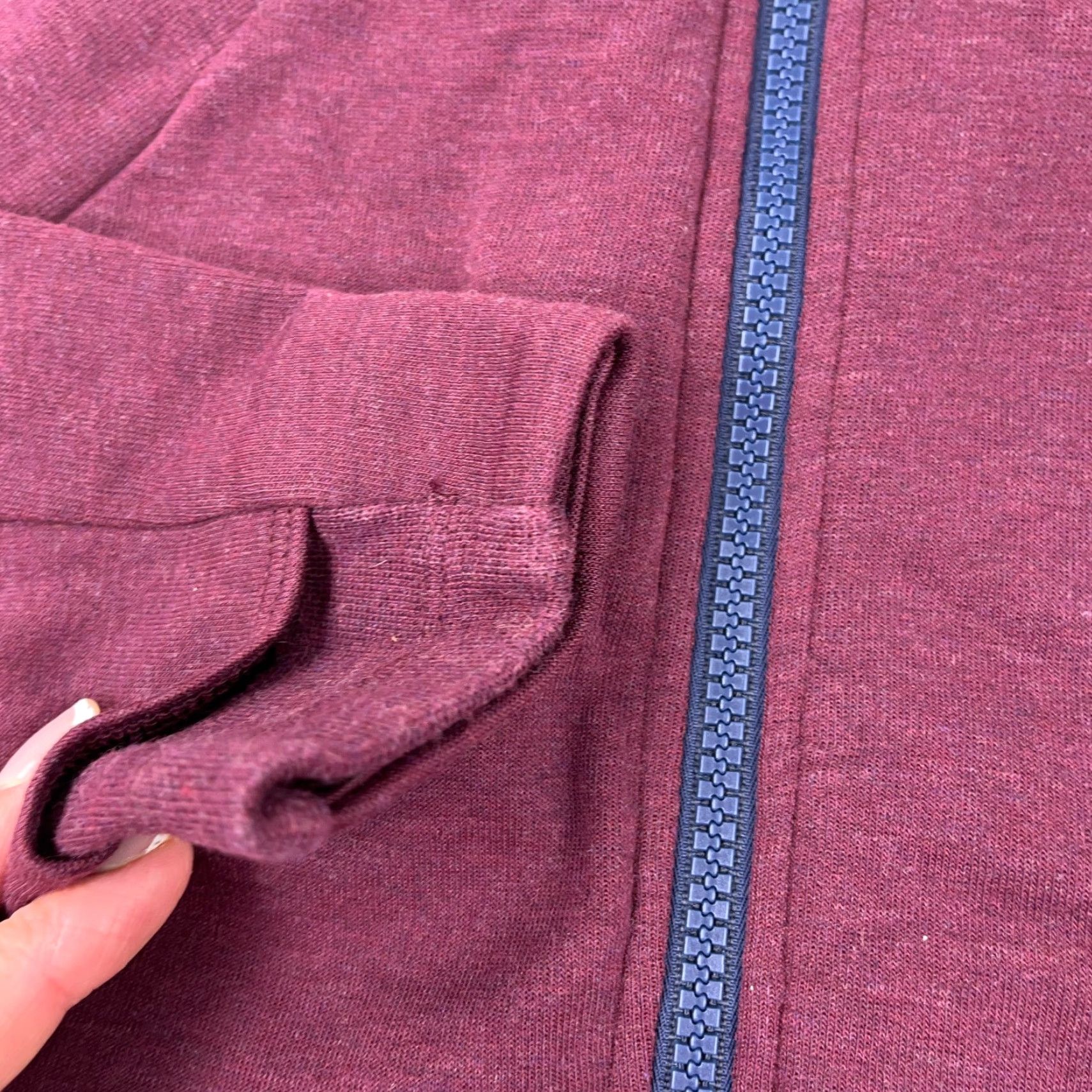 Nike Nike Tech Fleece Hoodie Women XS Marron Blue Full Zip Performance Training Run Womens Size XS / US 0-2 / IT 36-38 - 5 Thumbnail