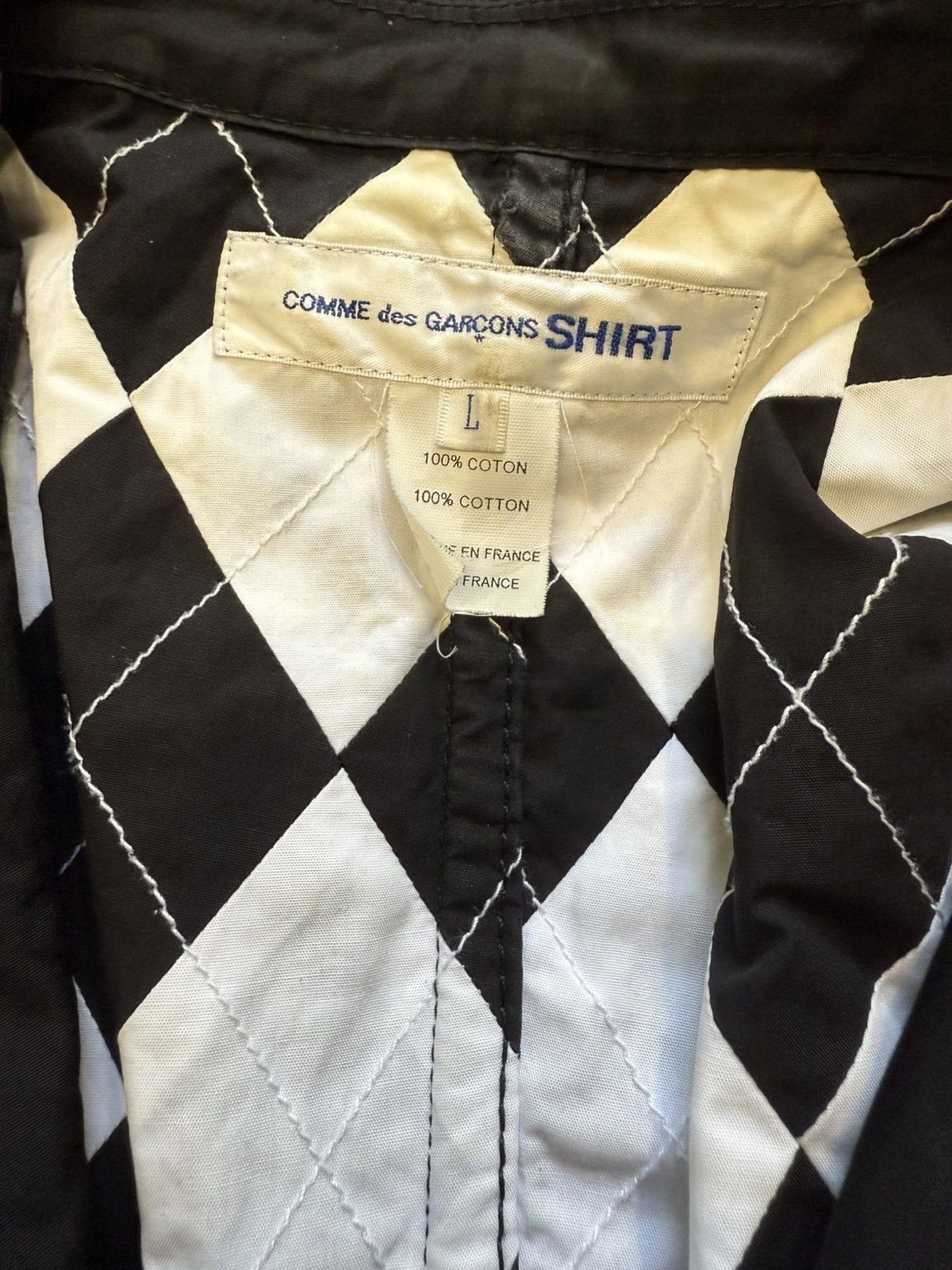 Comme des Garcons SHIRT Comme des Garçons SHIRT wrinkled effect blazer Size 50L - 4 Thumbnail