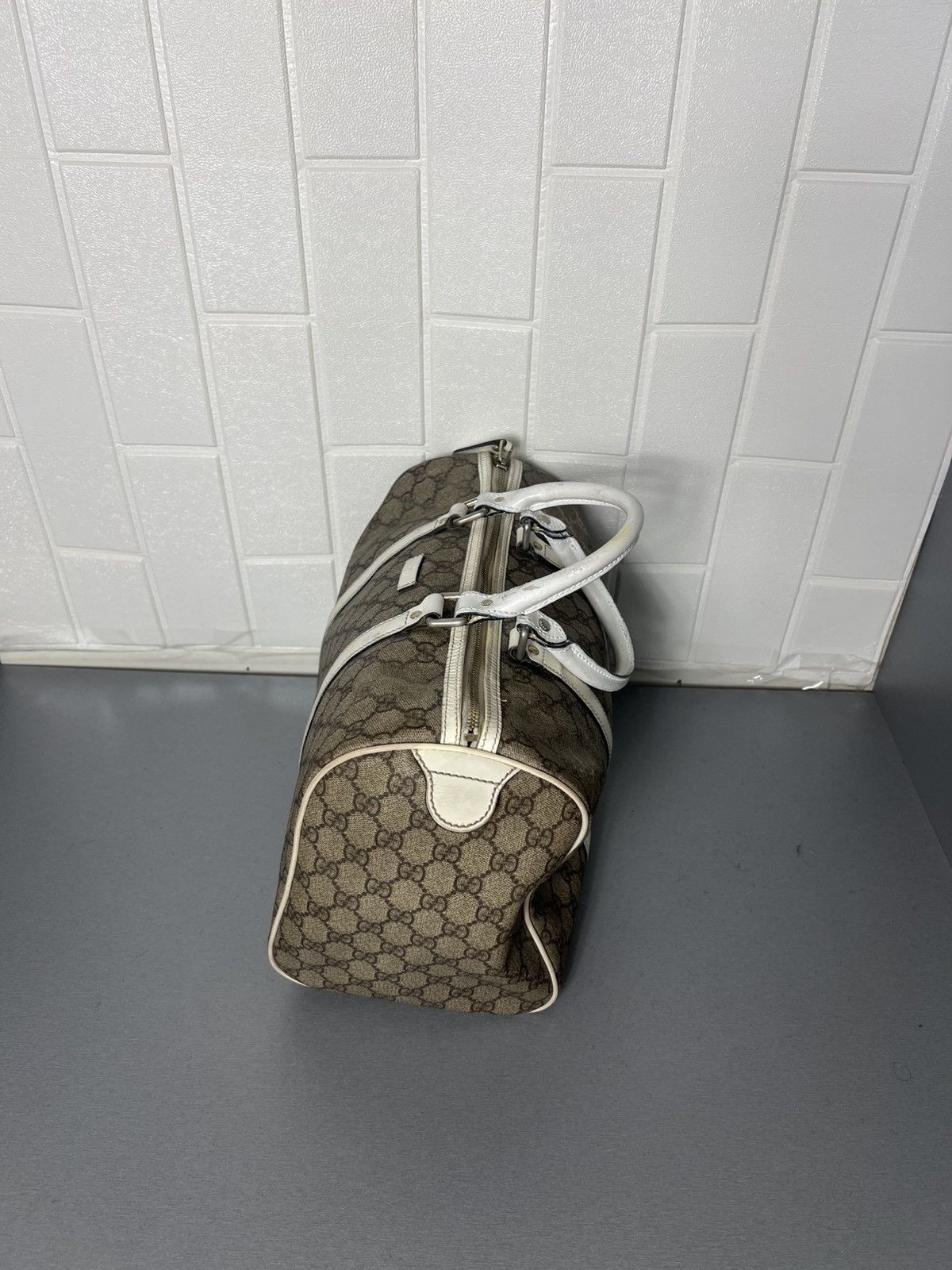 Gucci × Vintage VERY RARE GUCCI MONOGRAM BAG ITALIAN DESIGNER RETRO Y2K 90s Size ONE SIZE - 3 Thumbnail