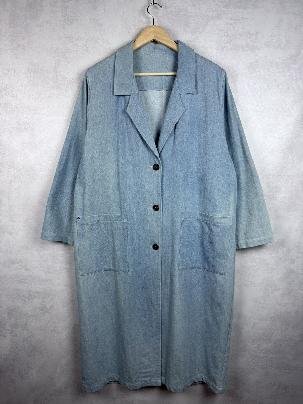 Bless BLESS Service N°51 Denim Summer Work Coat Size L Size US L / EU 52-54 / 3 - 1 Thumbnail