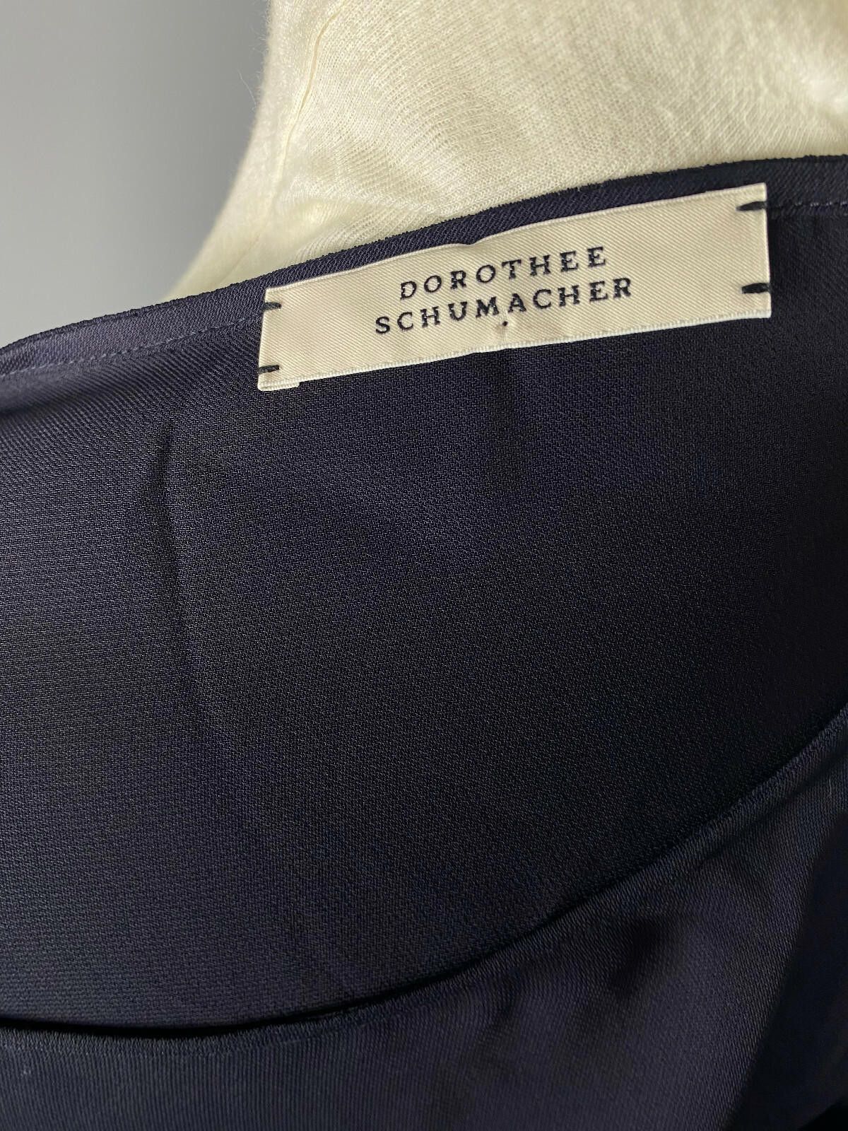 Designer Dorothee Schumacher Silk Open Shoulder Blouse Shirt Size 2 Size XS / US 0-2 / IT 36-38 - 8 Thumbnail