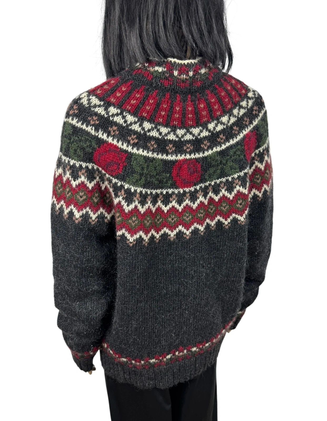 Woolrich Woolen Mills Woolrich Wool Sweater Handknit Vintage Button Up size L Size L / US 10 / IT 46 - 8 Thumbnail