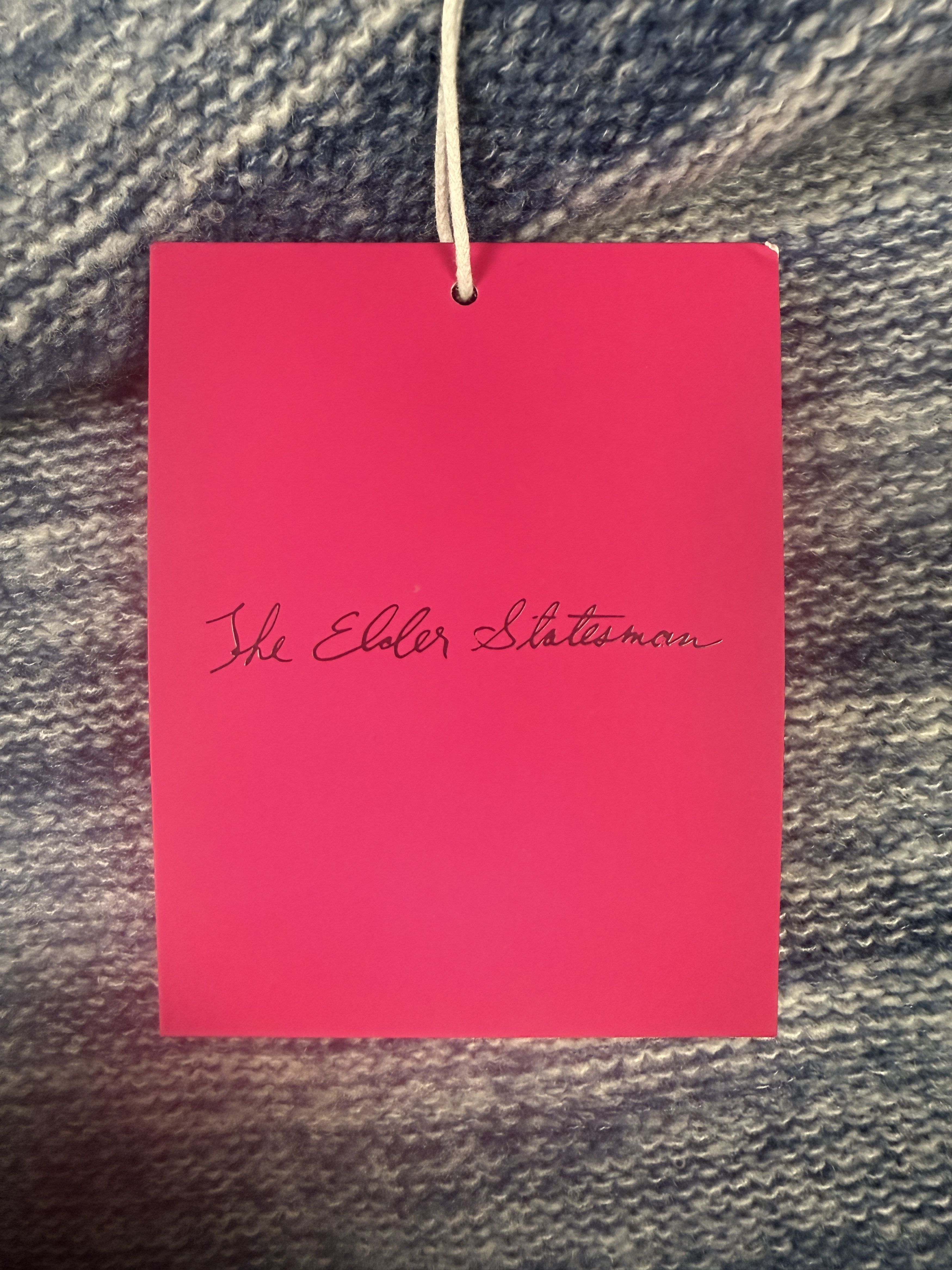 The Elder Statesman $1200 The Elder Statesman Nimbus Crest Cashmere Stripe Pants Size 30" / US 8 / IT 44 - 13 Thumbnail