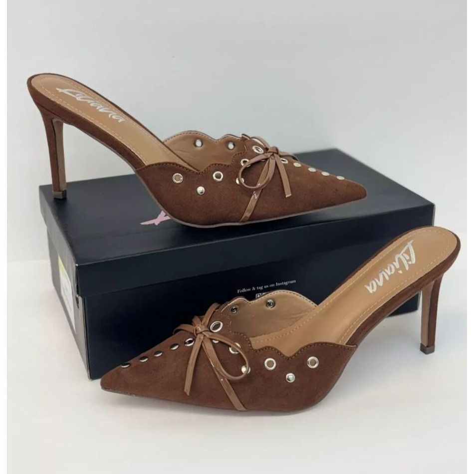 Other LILIANA / Caprice-2 / Brown / Suede / Pointed-Toe / Heeled M Size US 10 / IT 40 - 7 Thumbnail