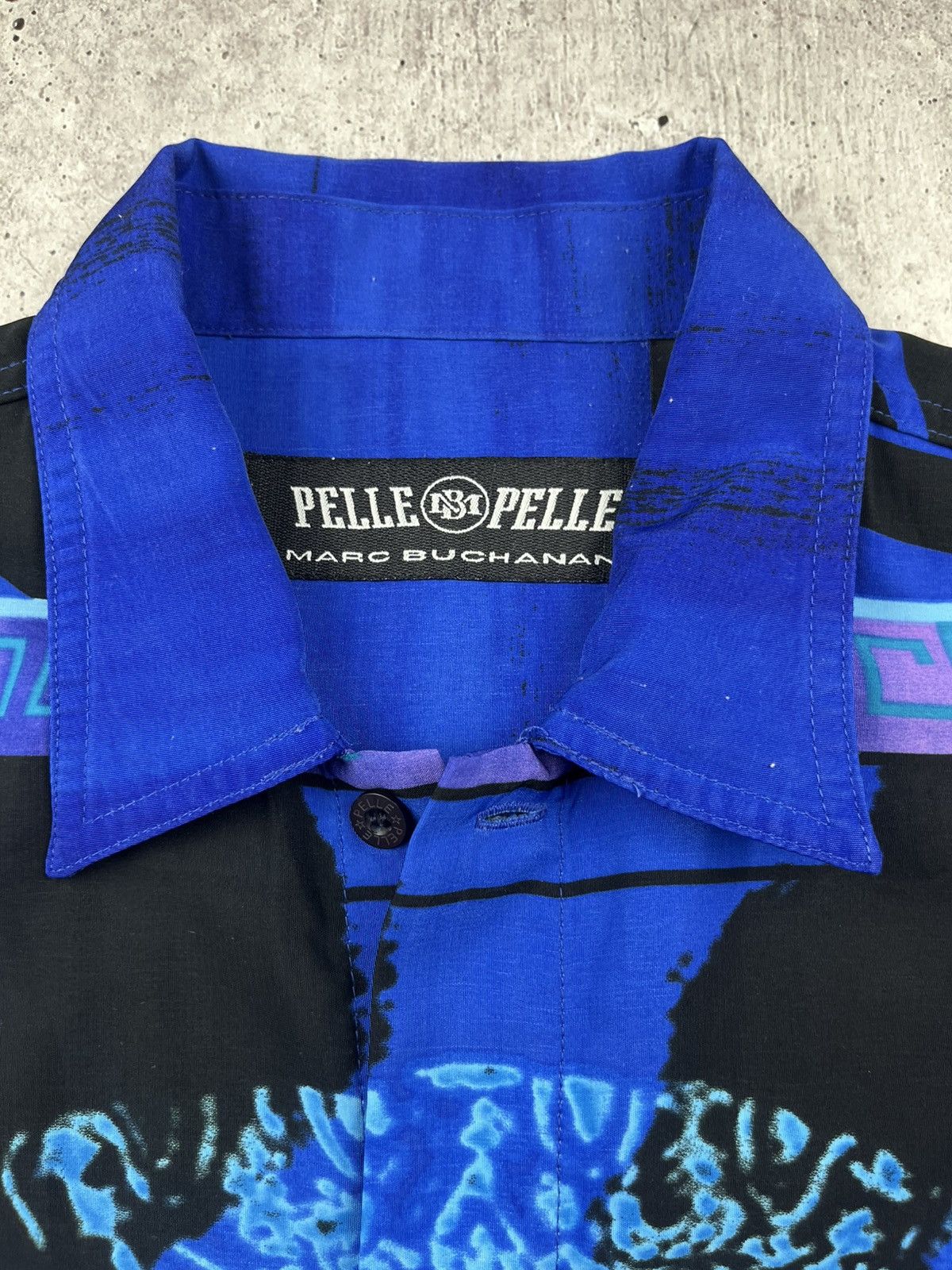 Pelle Pelle × Vintage Vintage Crazy Avant Garde Shirt Pelle Pelle Size US L / EU 52-54 / 3 - 6 Thumbnail