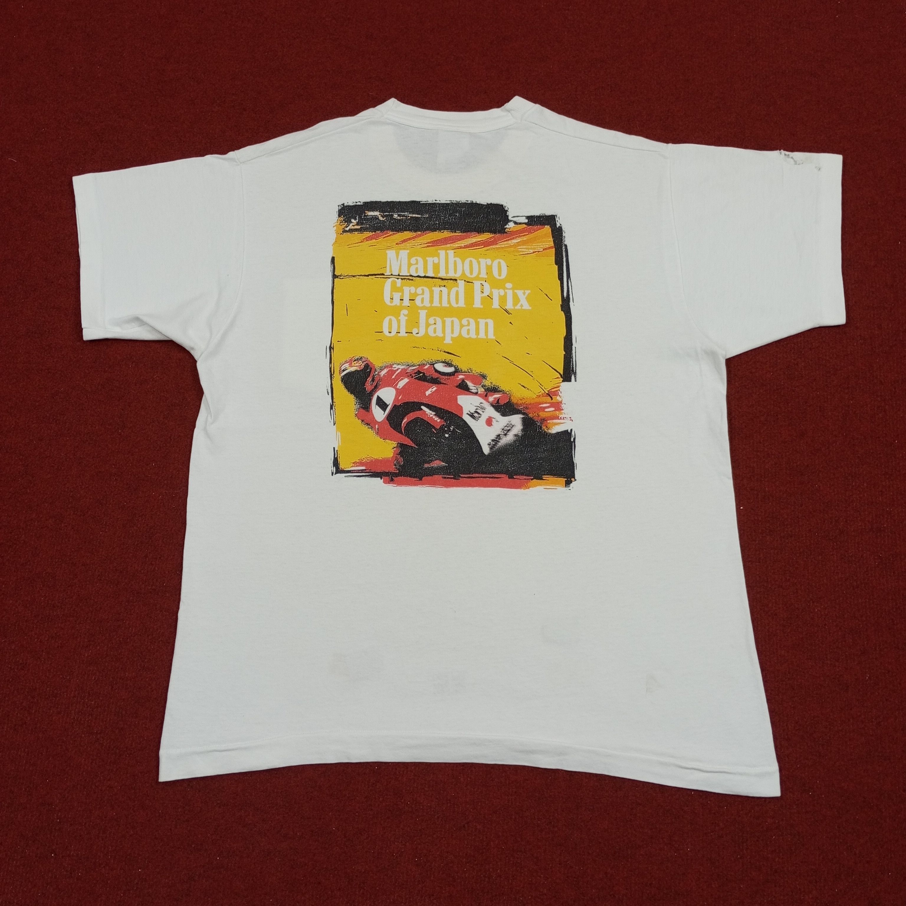 Marlboro Marlboro Grand Prix Japan Racing MotoGP Vintage Tshirt Size US L / EU 52-54 / 3 - 1 Thumbnail