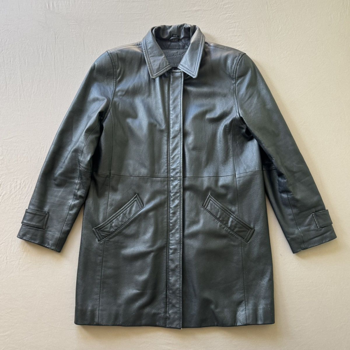 Other Vintage Jacqueline Ferrar Leather Jacket Size S / US 4 / IT 40 - 1 Thumbnail