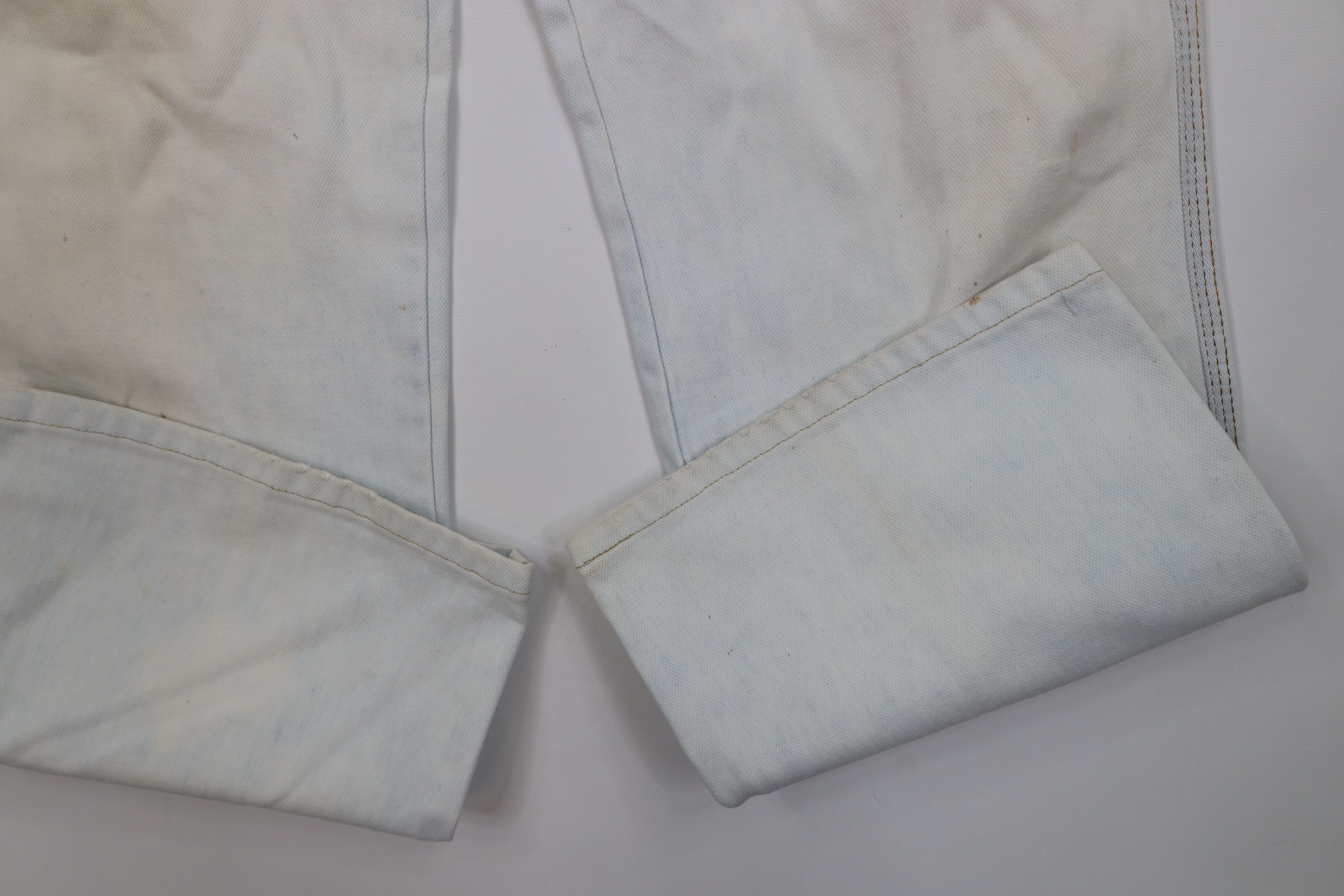 Vintage Vintage 70s Streetwear Flared Wide Leg Denim Jeans Blue Size US 36 / EU 52 - 5 Thumbnail