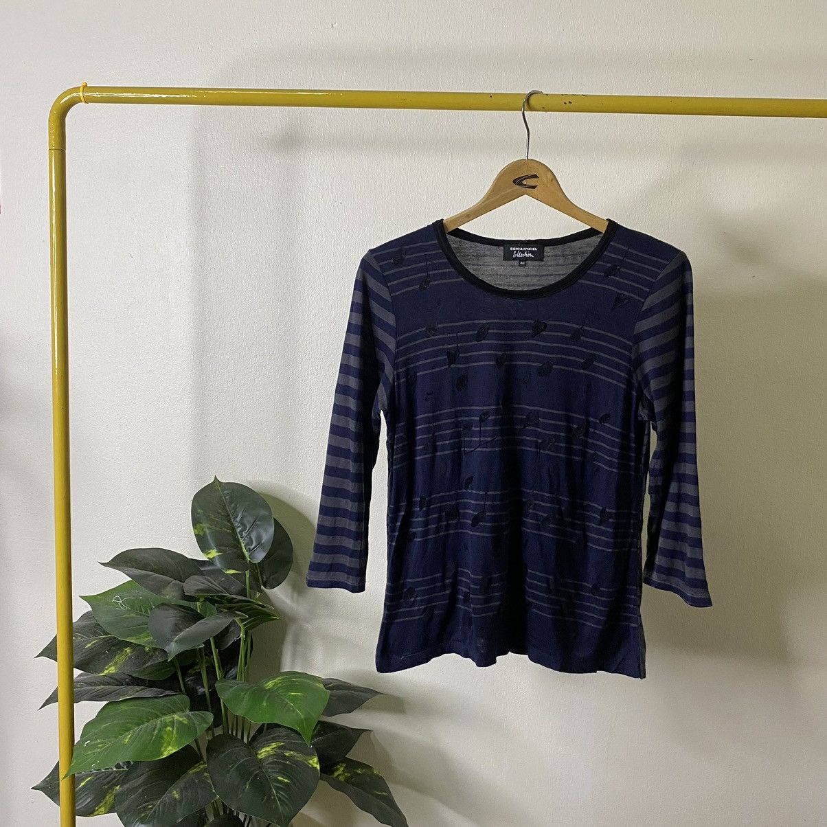 Sonia Rykiel Sonia Rykiel Collection Stripes LS Women T Shirt Size S / US 4 / IT 40 - 1 Thumbnail