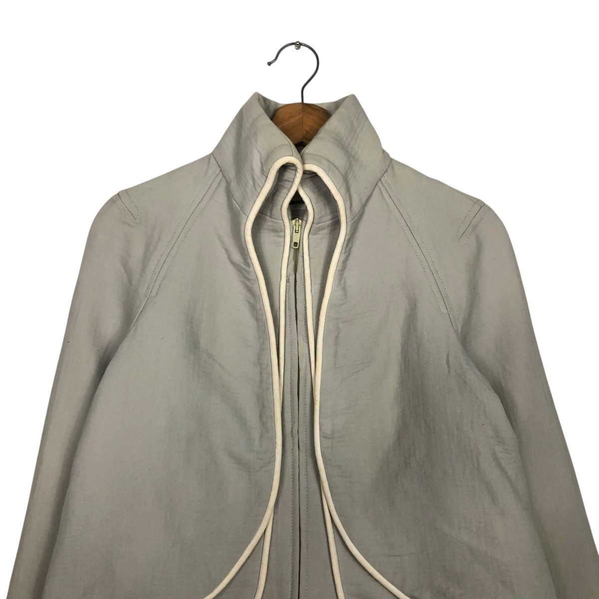 Hussein Chalayan 🔥CROPPED DOUBLE LAYER DESIGN JACKET HUSSEIN CHALAYAN Size M / US 6-8 / IT 42-44 - 5 Thumbnail