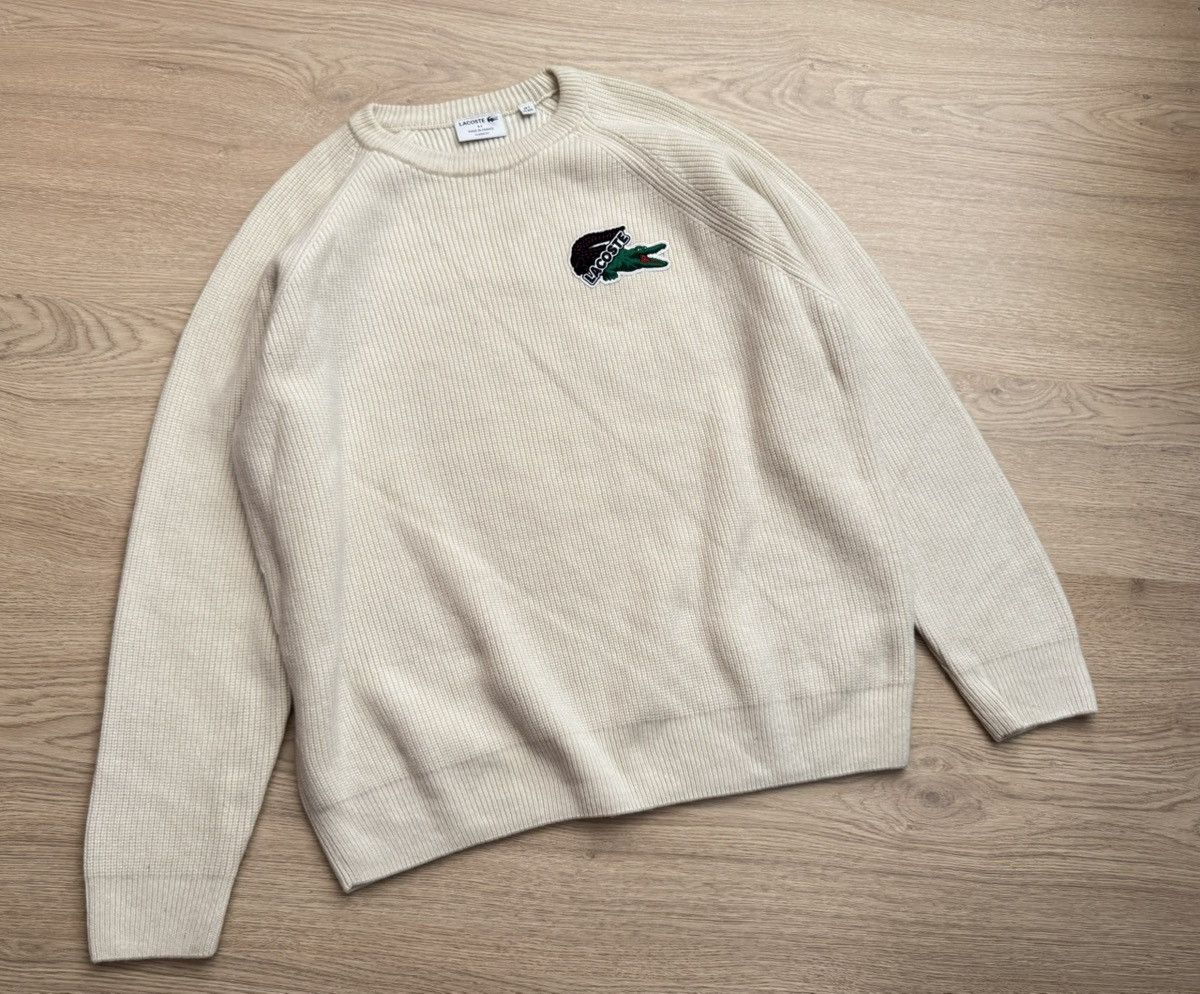 Lacoste Lacoste Made In France Wool Sweater Size US XXL / EU 58 / 5 - 1 Thumbnail
