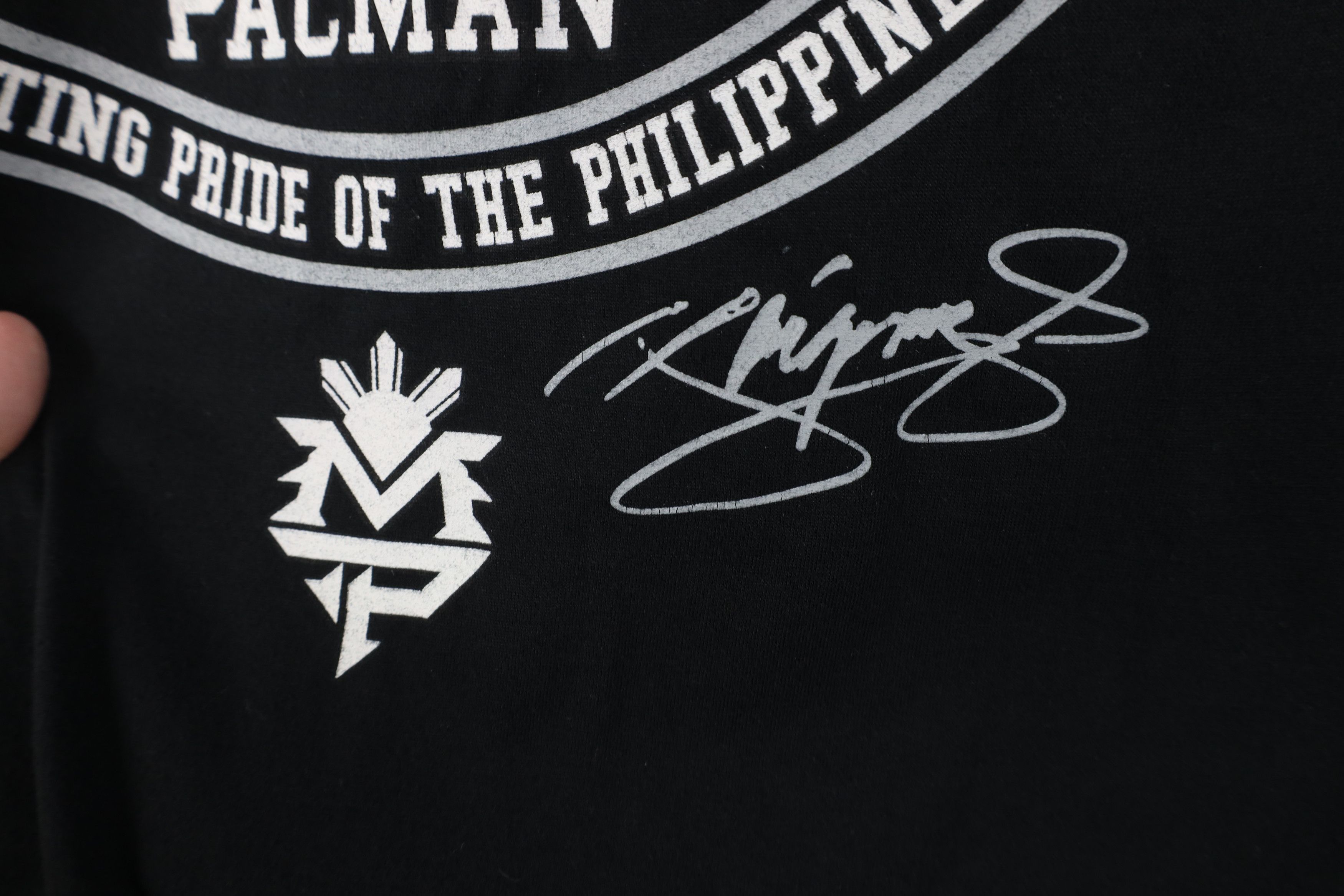 Vintage Vintage Wildcard Manny Pacquiao Boxing T-Shirt Black USA Size US L / EU 52-54 / 3 - 5 Thumbnail