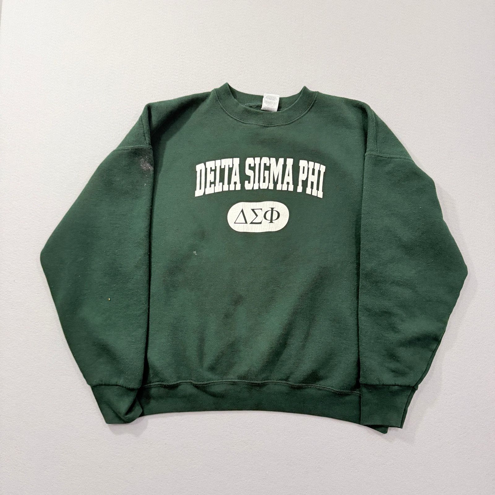 Vintage Vintage Delta Sigma Pi Michigan State Sweatshirt Size 2XL Size US XXL / EU 58 / 5 - 1 Thumbnail