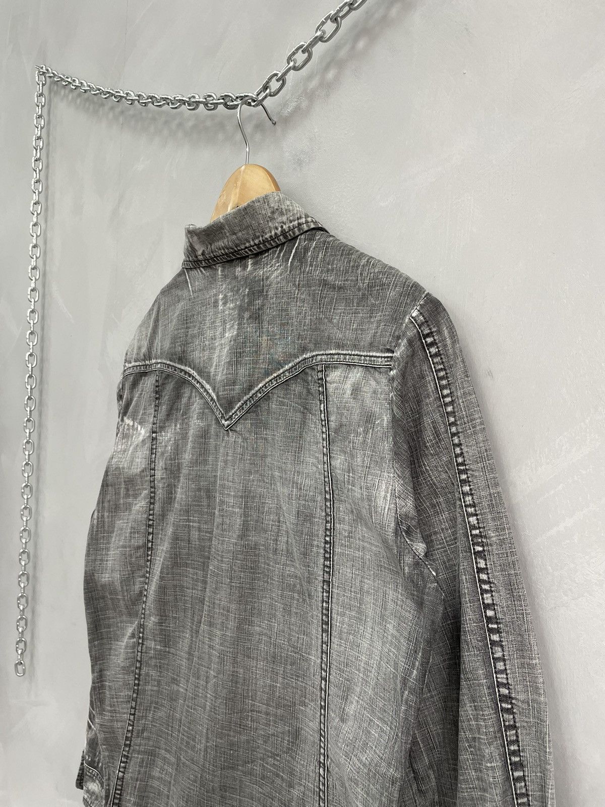 Diesel Washed denim Diesel denim jacket trucker y2k Size US M / EU 48-50 / 2 - 13 Thumbnail