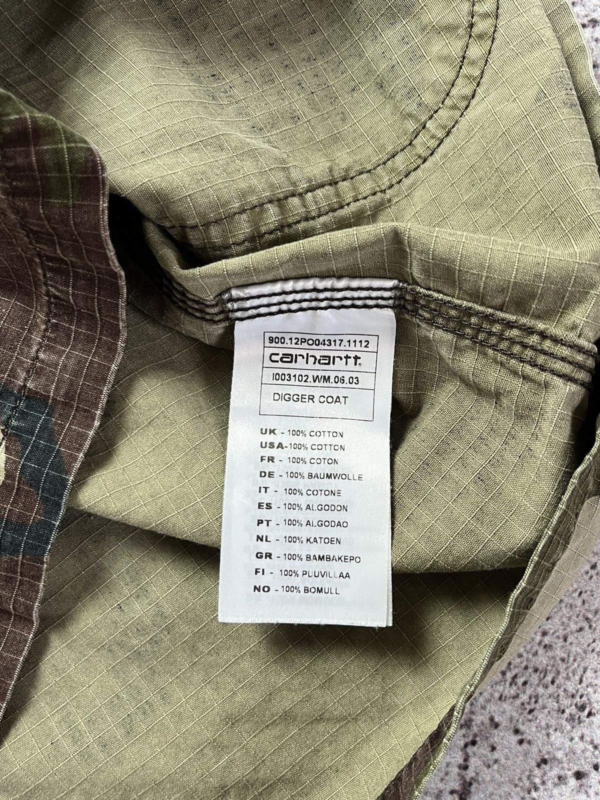 Carhartt × Carhartt Wip × Vintage 🦺🔥Vintage Carhartt Digger Coat Active Jacket Detroit Jacket Size US M / EU 48-50 / 2 - 4 Thumbnail