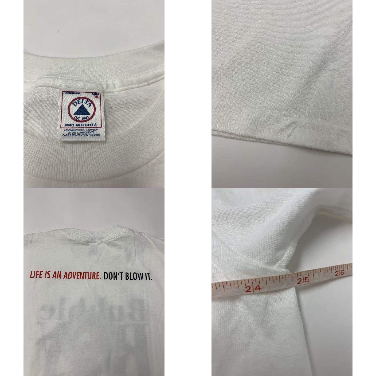 Delta VINTAGE Bubble Boy Movie Promo Shirt 2001 Jake Gyllenhaal Rare Tee XL White Delta Size US XL / EU 56 / 4 - 8 Thumbnail
