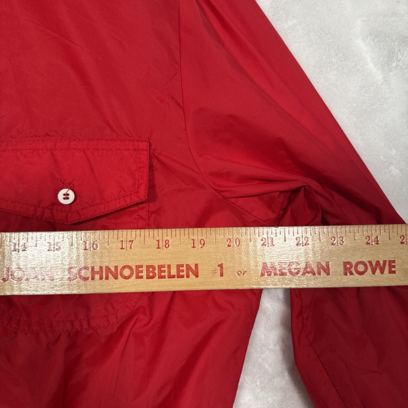 L.L. Bean LL BEAN Vtg Red Nylon Pullover Windbreaker Shirt Jacket Size US M / EU 48-50 / 2 - 6 Thumbnail
