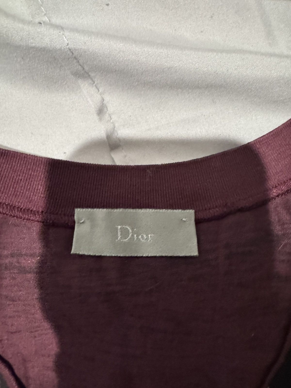 Dior Dior hedi bloody v neck Size US S / EU 44-46 / 1 - 5 Thumbnail