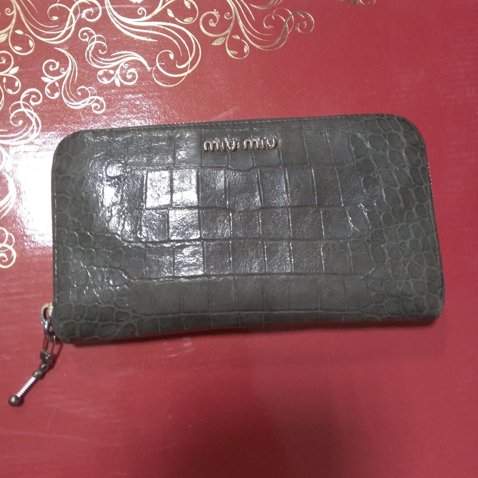 Miu Miu Miu Miu Leather Wallet Size ONE SIZE - 1 Thumbnail