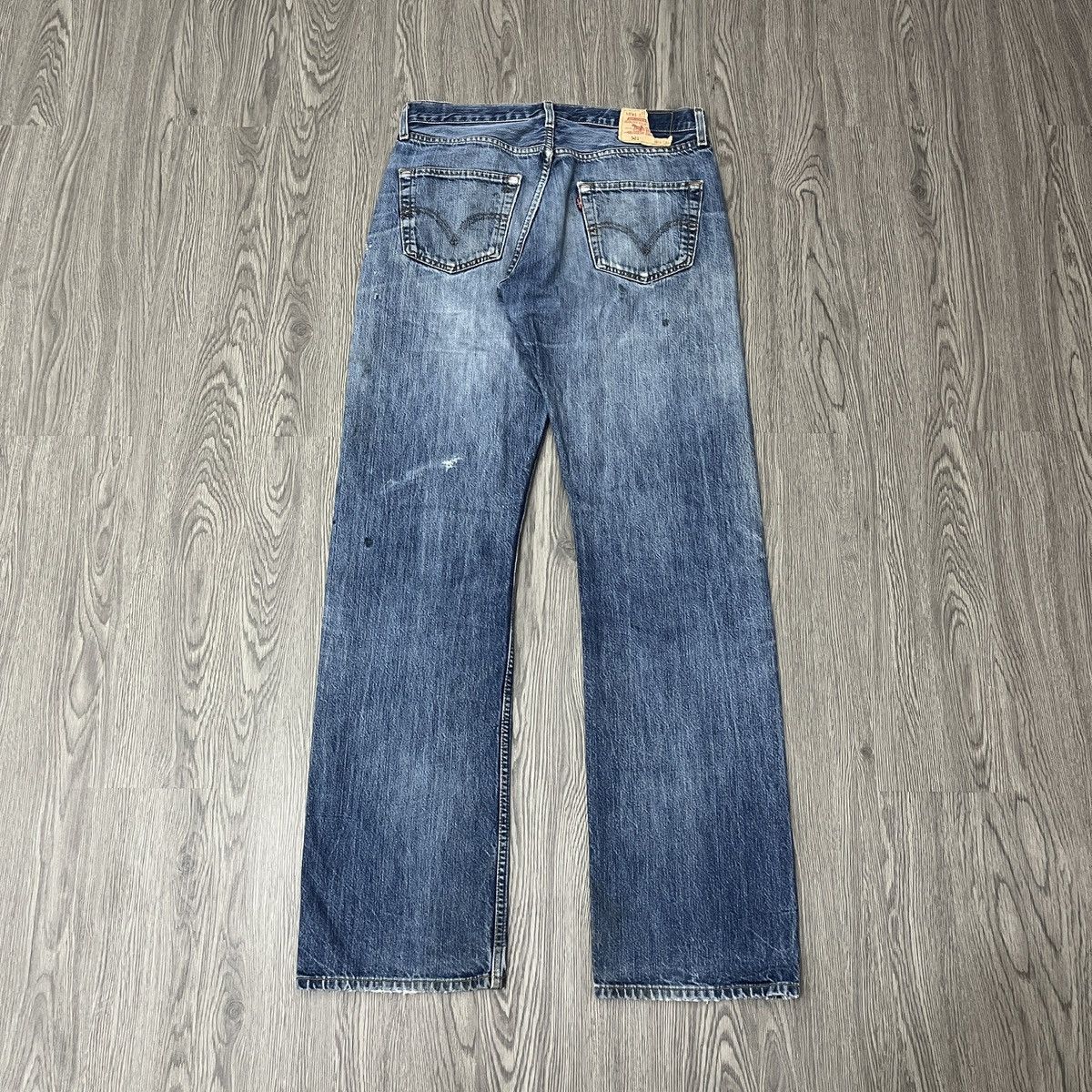 Levi's Vintage Clothing 2000s Levi's 501 Distresse Denim ifsixwasnine Size US 34 / EU 50 - 10 Thumbnail