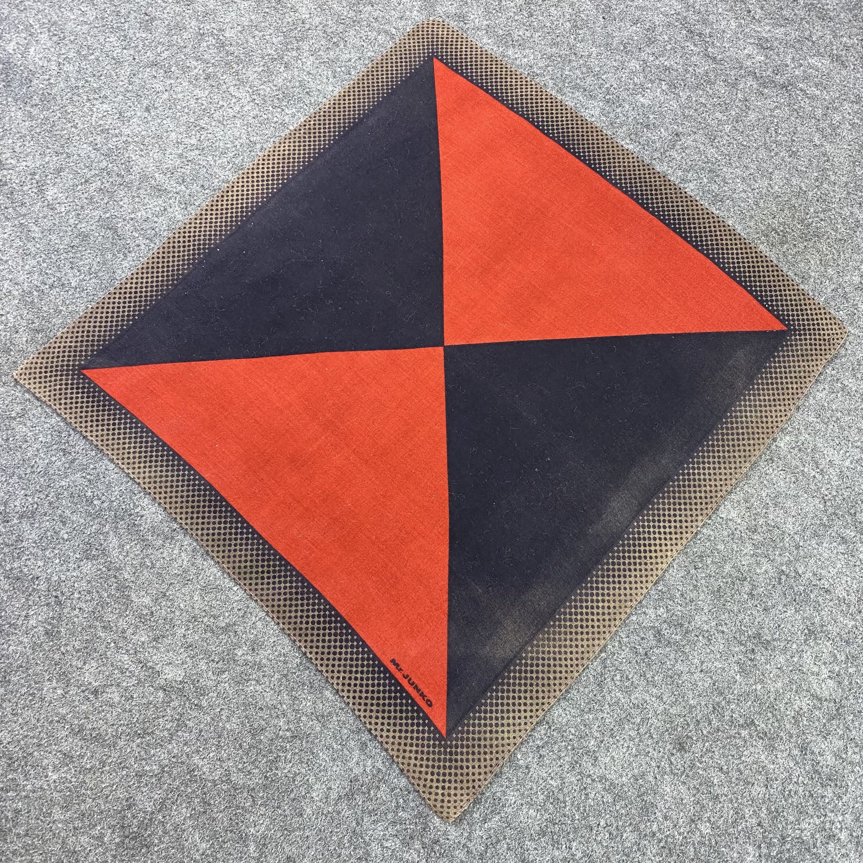 Japanese Brand × Mr. Junko × Vintage Mr. Junko Handkerchief / Bandana / Neckerchief -B697 Size ONE SIZE - 4 Thumbnail