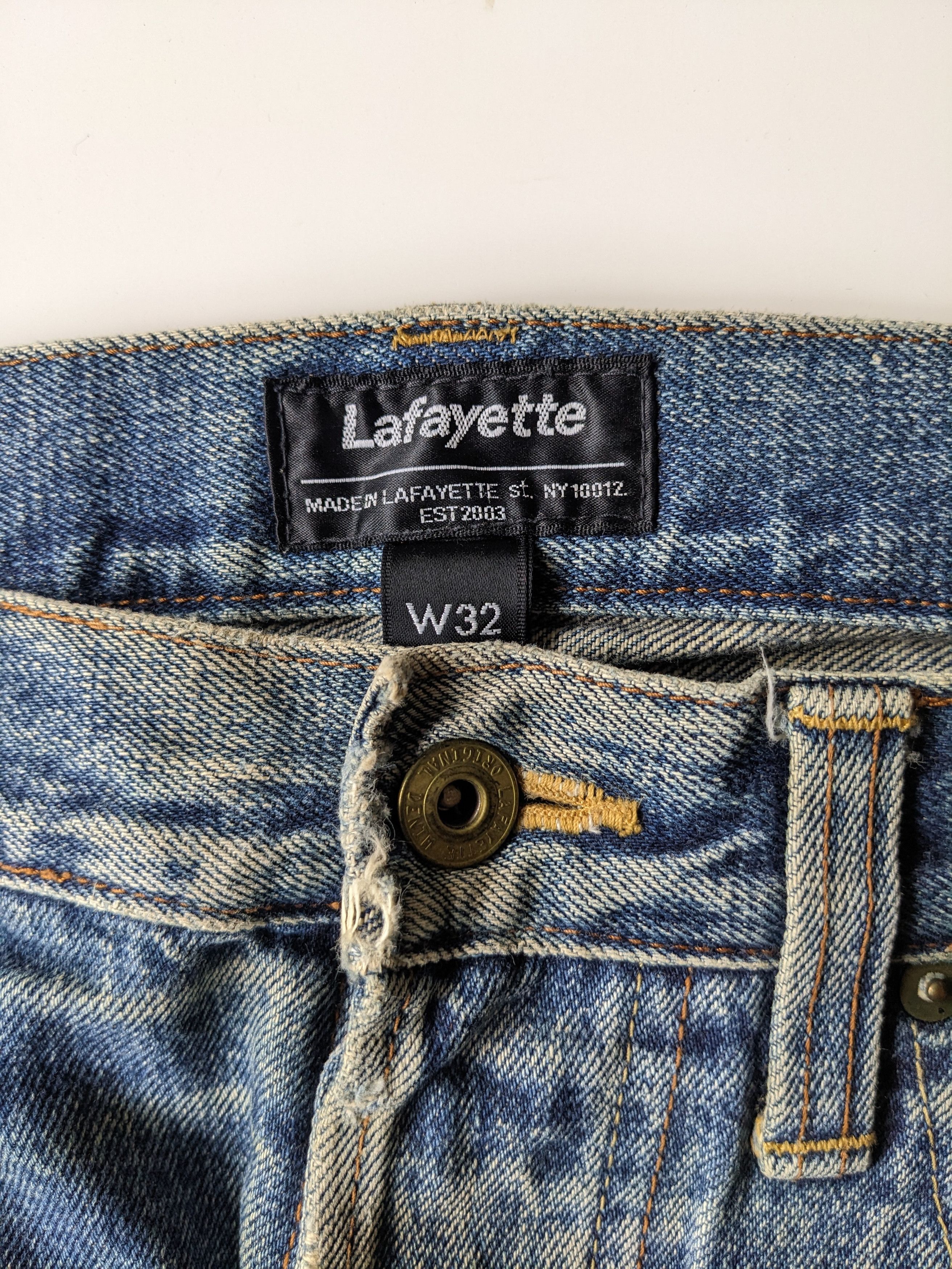 Lafayette 148 Lafayette faded distressed selvedge jeans Size US 34 / EU 50 - 5 Thumbnail