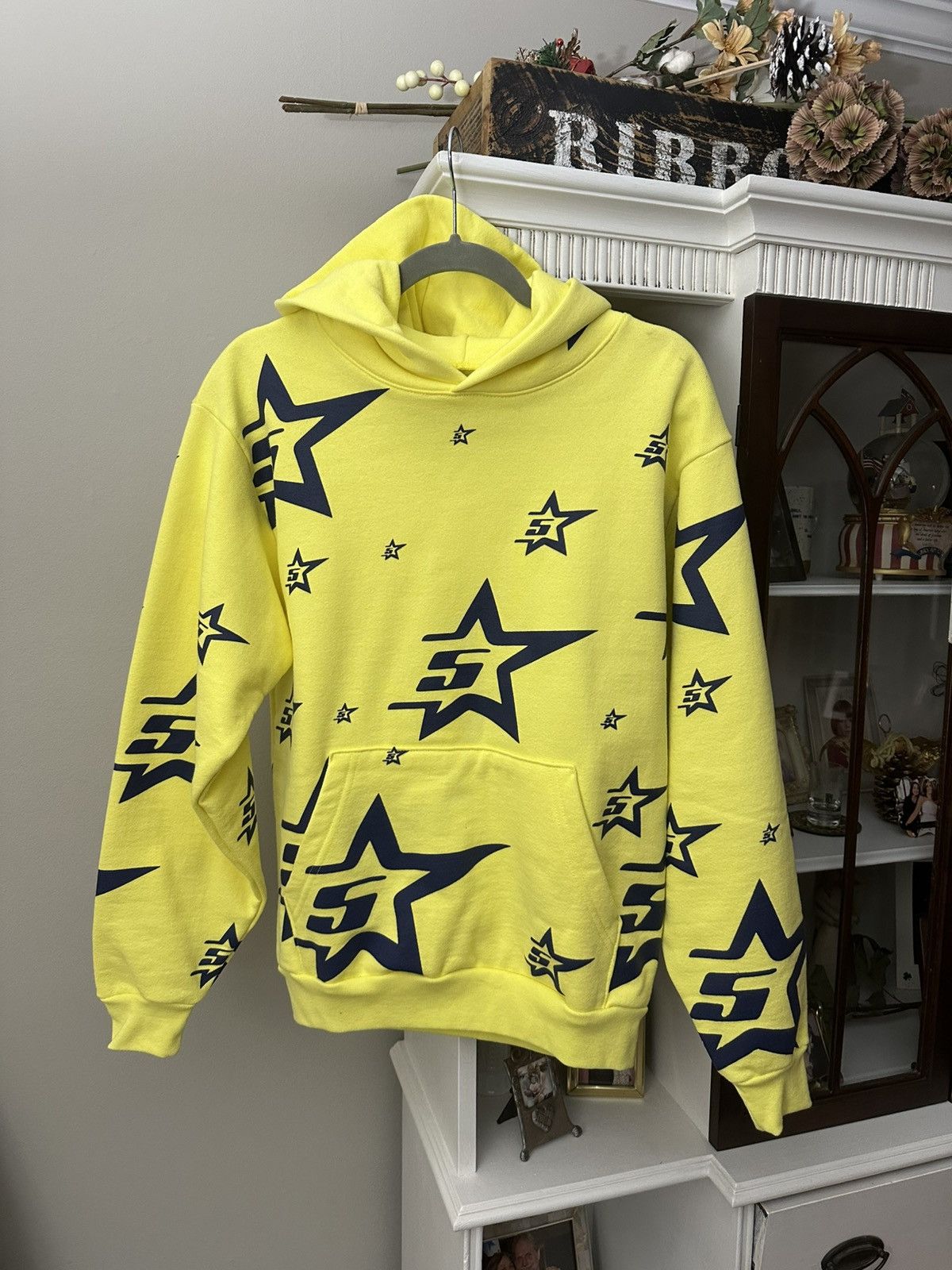 Spider Worldwide Yellow Hoodie | Grailed