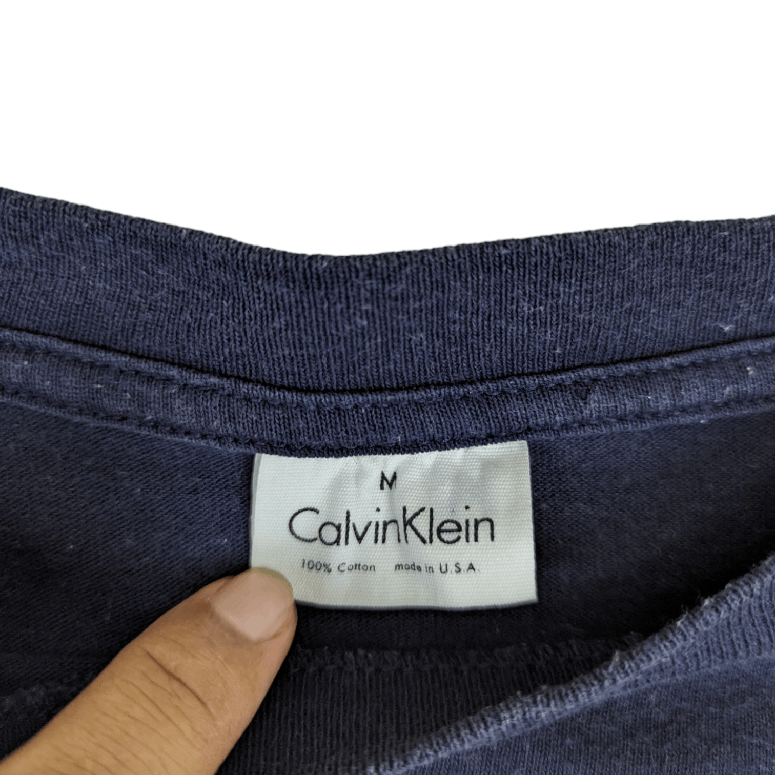 Calvin Klein Vtg CALVIN KLEIN JF Kennedy Airport T-Shirt Single Stitches Size US M / EU 48-50 / 2 - 7 Thumbnail