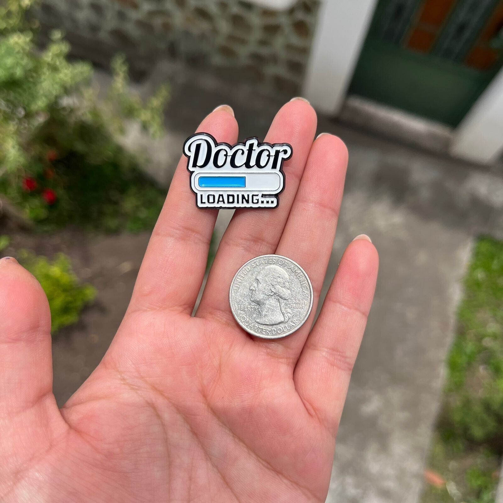 Other New Oz Enamel Pin Doctor Loading Medical Themed Brooch White Size ONE SIZE - 3 Thumbnail
