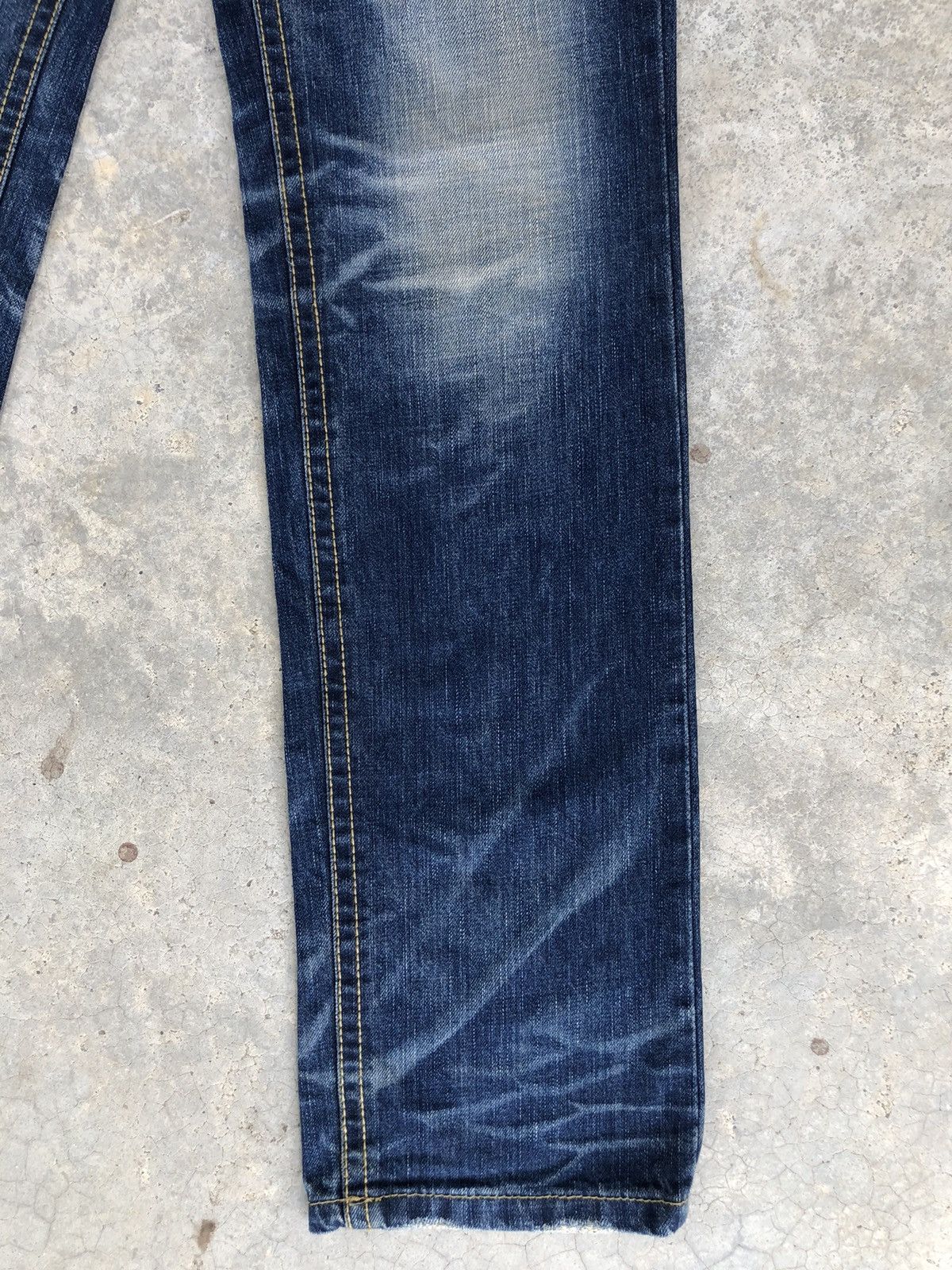 Japanese Brand Yoshitomo Nara Lolita Distressed Jeans Punk Style Blue Size US 31 - 7 Thumbnail