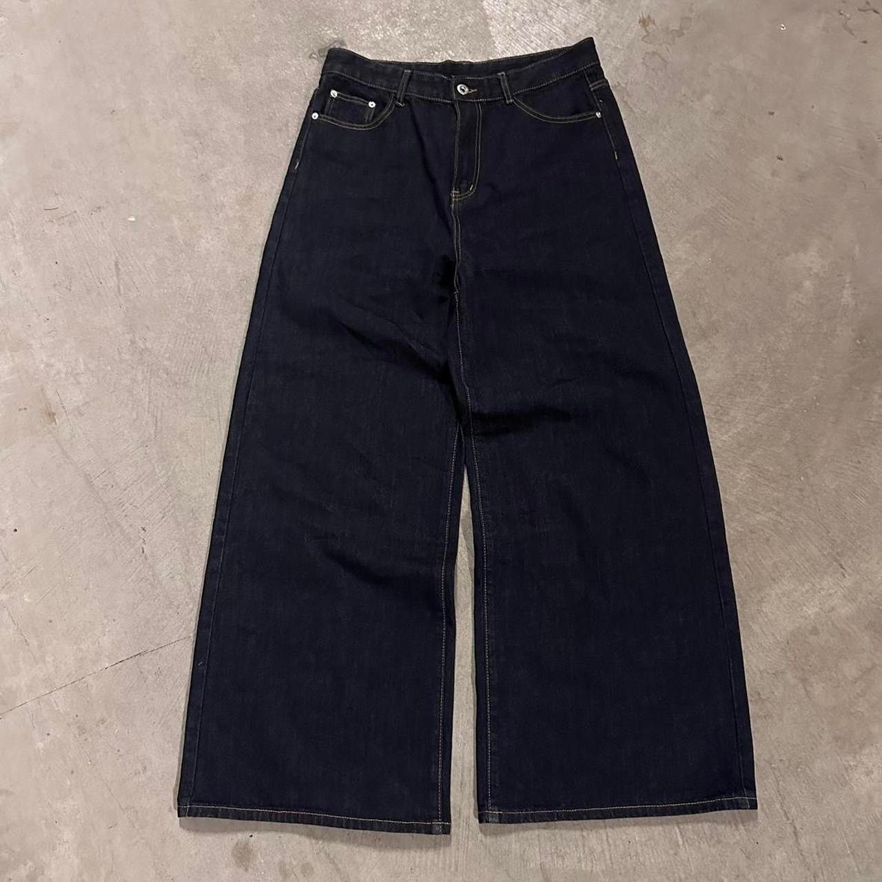 Other NAVY BLUE WIDE LEG BAGGY DENIM 32 WAIST Size US 32 / EU 48 - 2 Thumbnail