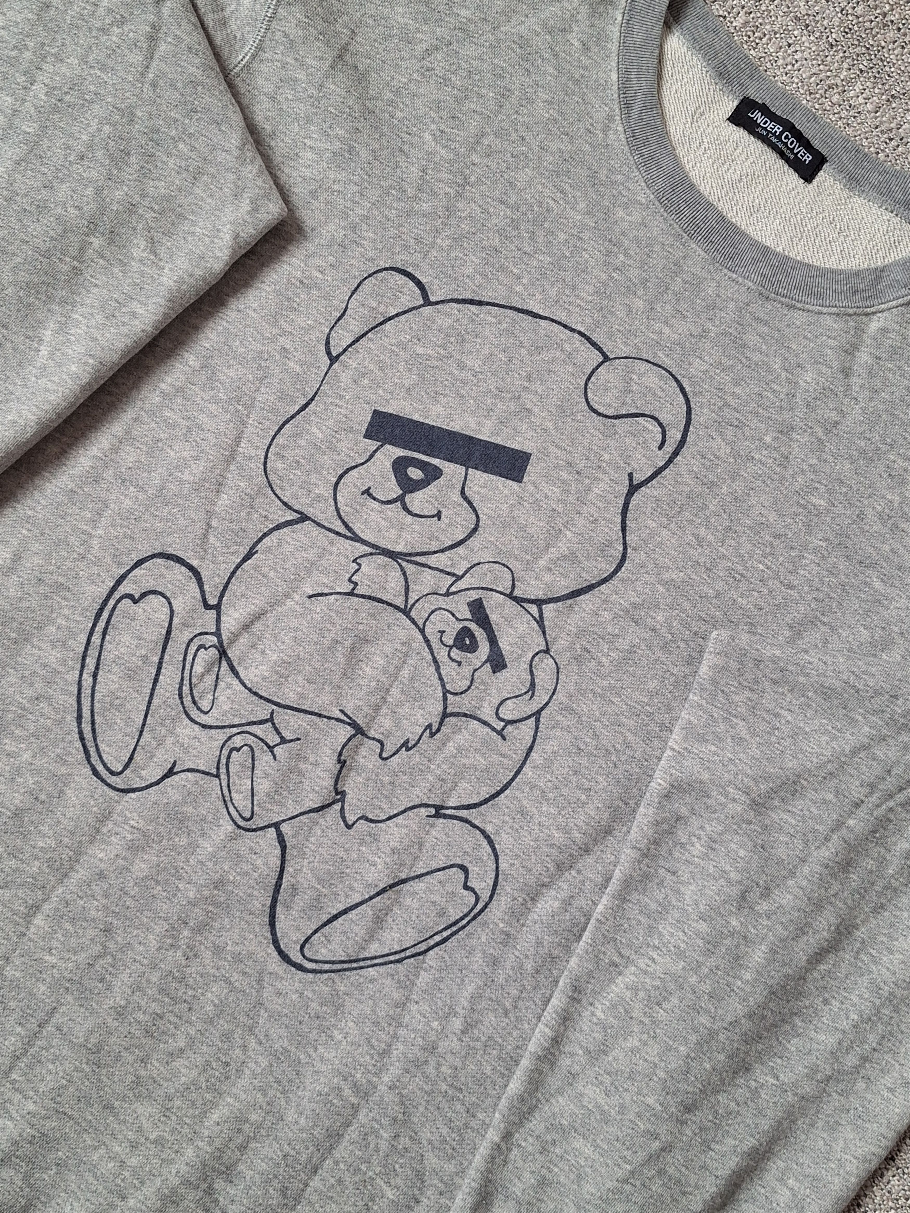 Undercover UNDER COVER JUN TAKAHASHI - Bear Logo Sweatshirt Crewneck Size US XL / EU 56 / 4 - 4 Thumbnail