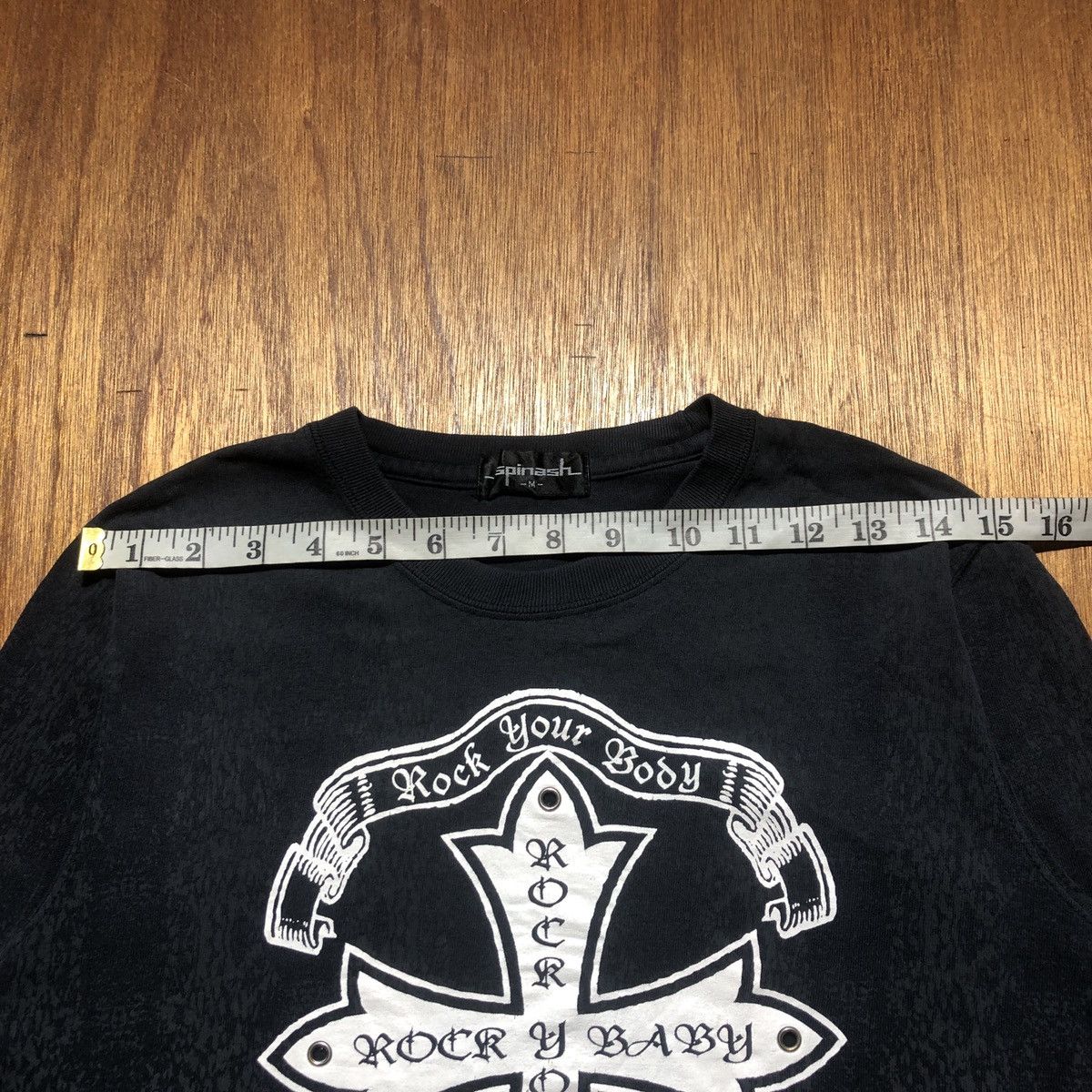 Japanese Brand × Seditionaries × Vintage Spinash Cross Logo Long Sleeve Tee Size US M / EU 48-50 / 2 - 16 Thumbnail