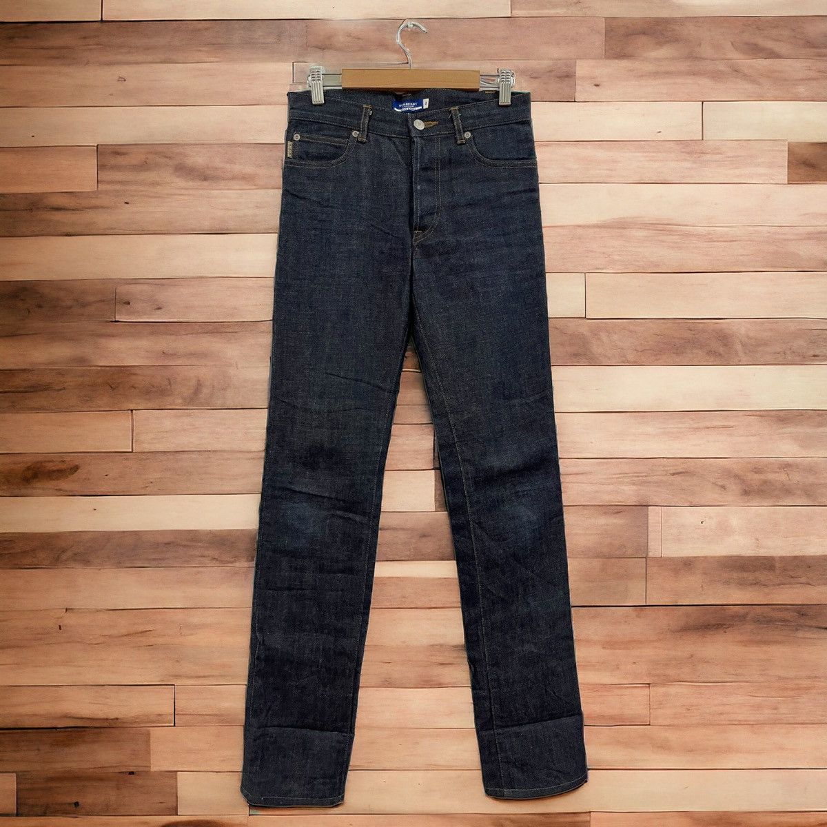 Burberry × Vintage Burberry Blue Label Nova Check Tartan Denim Jeans Size US 28 / EU 44 - 3 Thumbnail