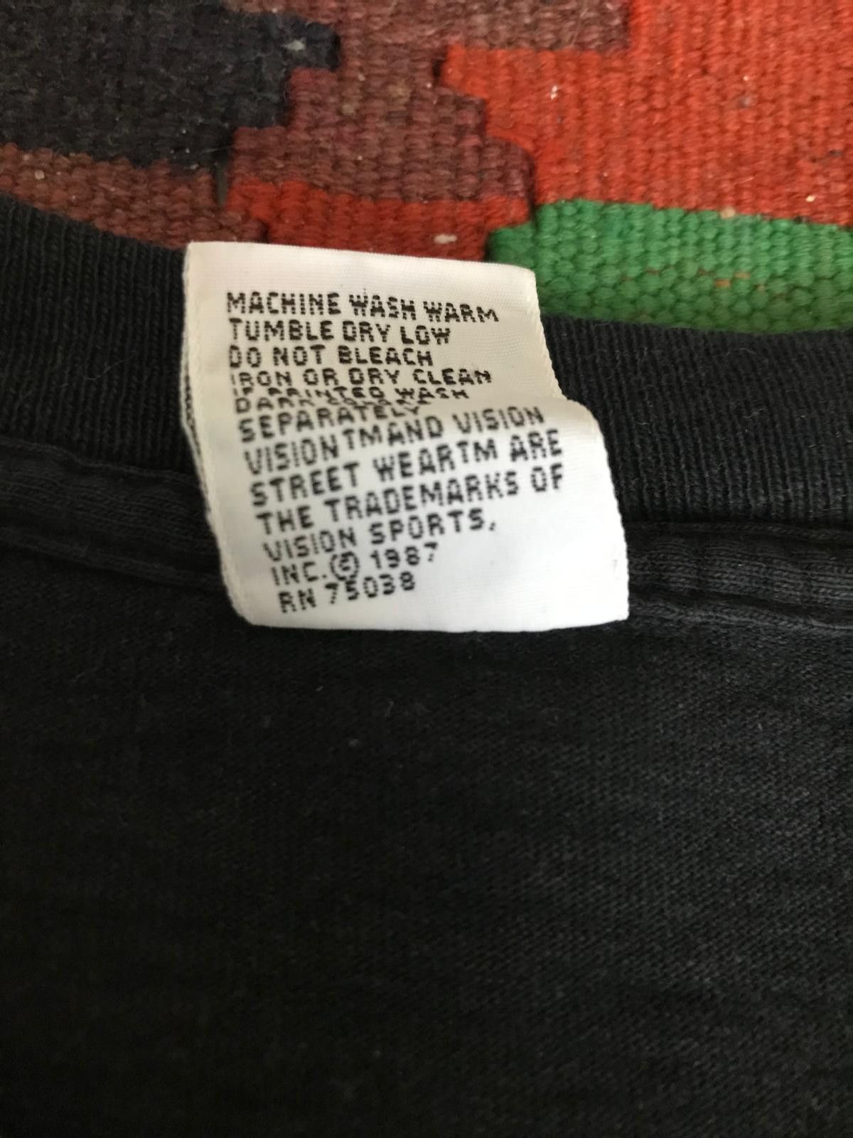Vision Streetwear Vtg Orig 1987 Vision Streetwear "I Sk8 there4 I am" T w/Tag Size US XL / EU 56 / 4 - 9 Thumbnail