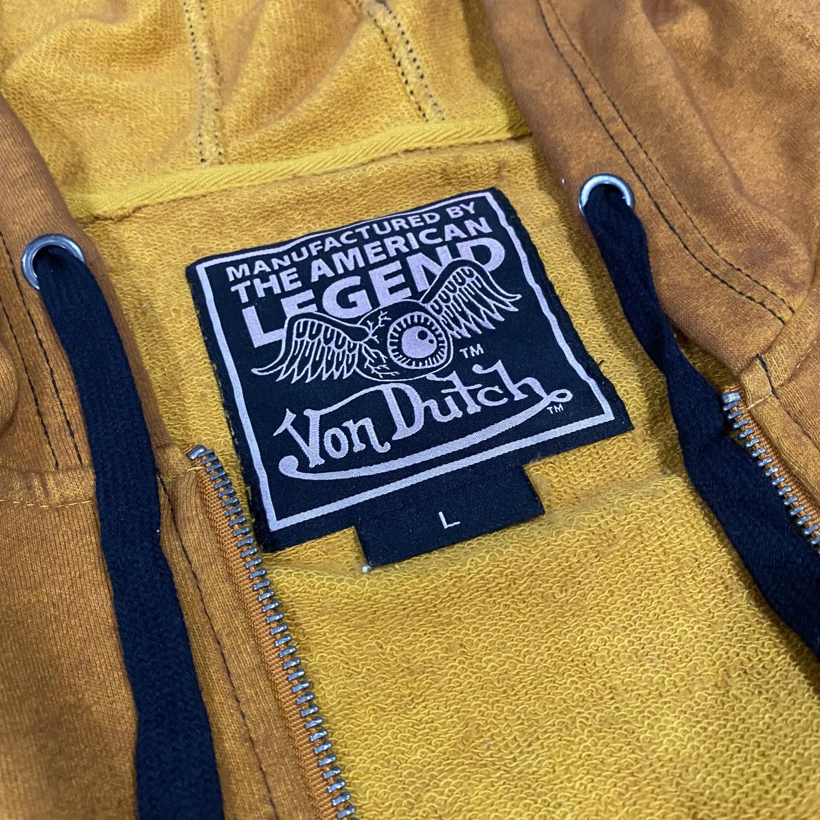 Vintage × Von Dutch Von Dutch Vintage Zip Up Hoodie Size US L / EU 52-54 / 3 - 2 Thumbnail