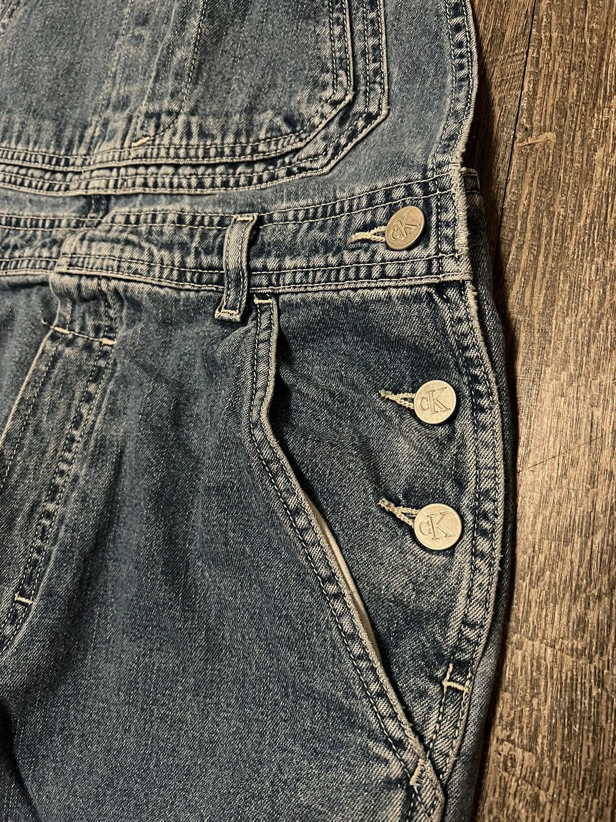 Vintage Vintage Calvin Klein Jeans Denim Overalls Size Medium Size US 33 - 4 Thumbnail