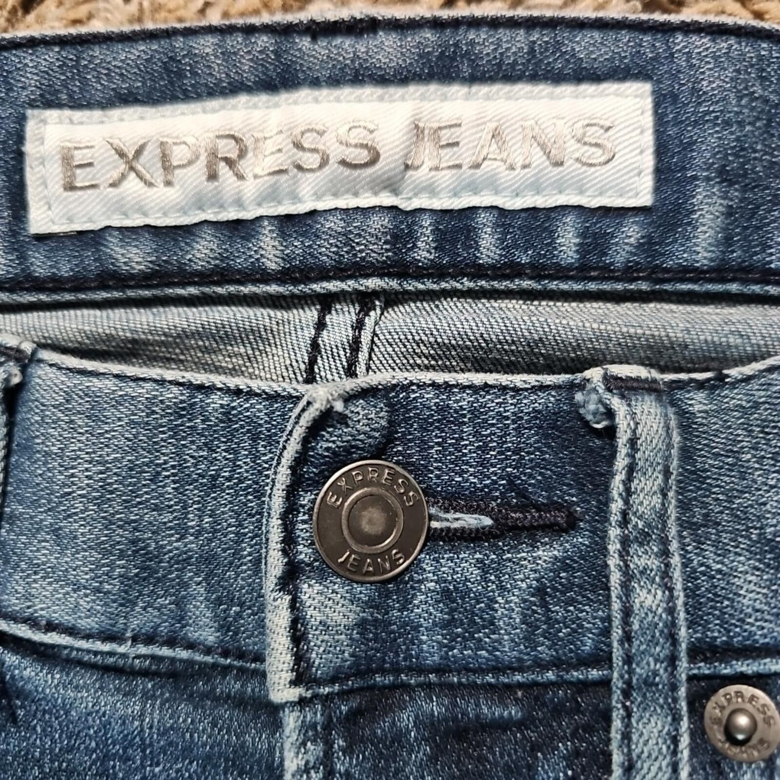Express Express Jeans Alec Skinny Fit 31x30 Size US 31 - 2 Thumbnail