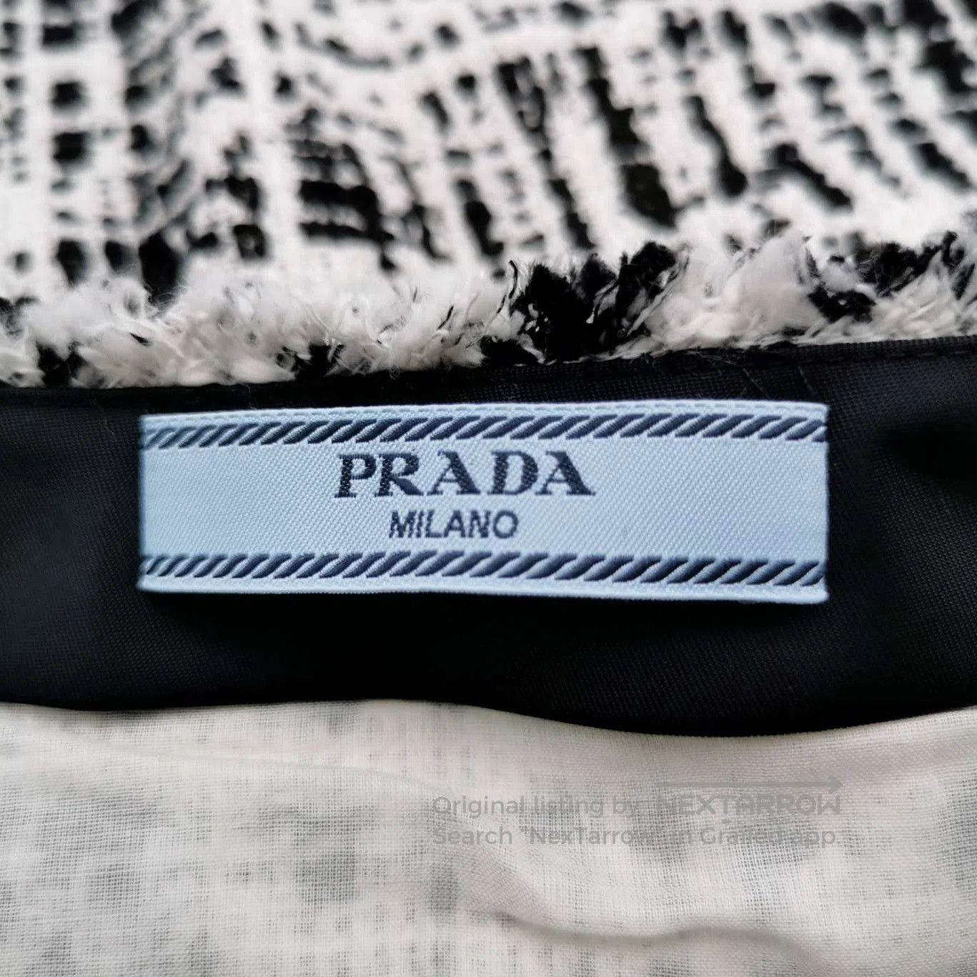 Prada Prada Contrast Cotton. Size 23" - 5 Thumbnail