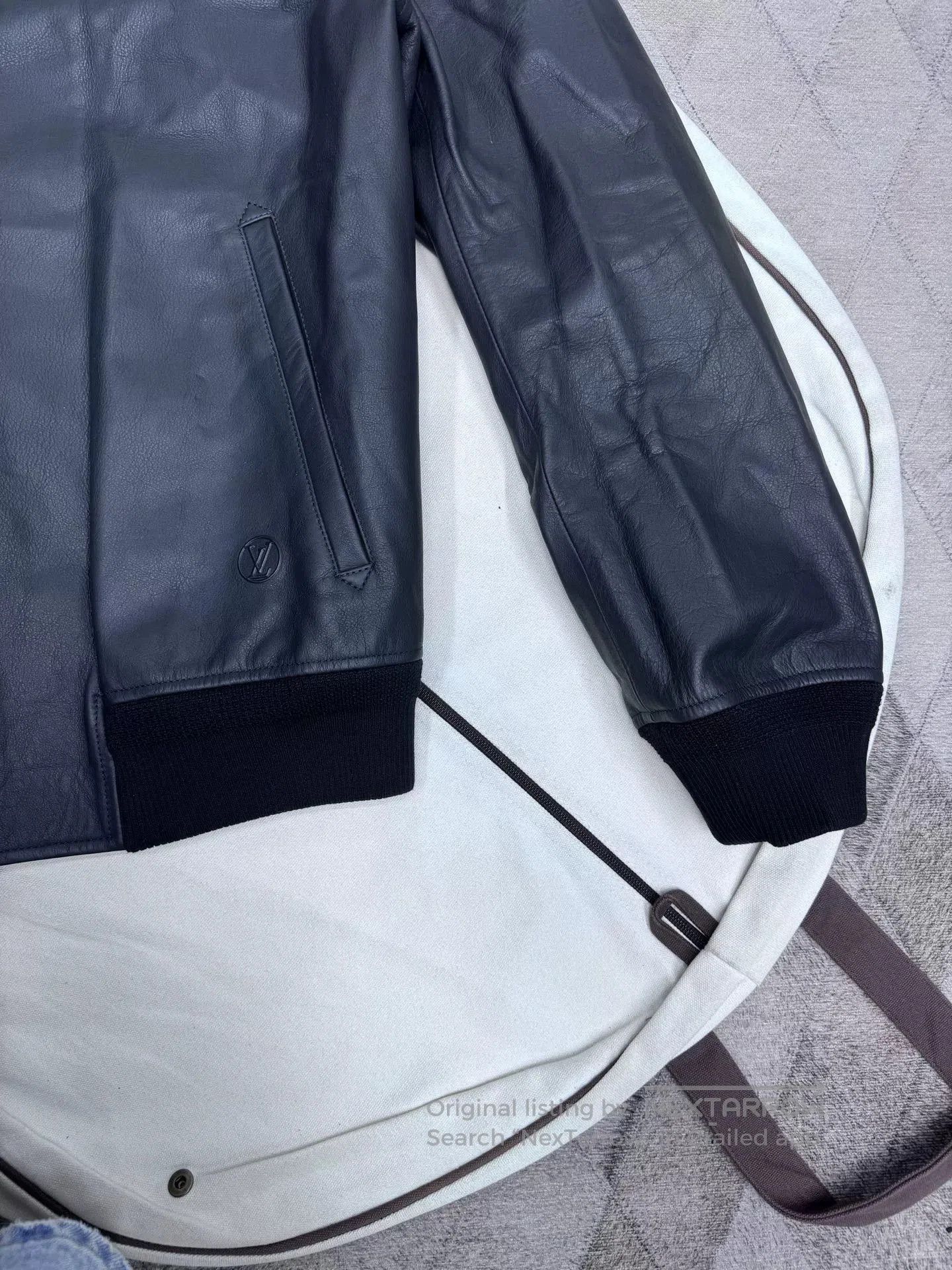 Louis Vuitton LV NBA Calf Leather Baseball Jacket. Size US L / EU 52-54 / 3 - 4 Thumbnail