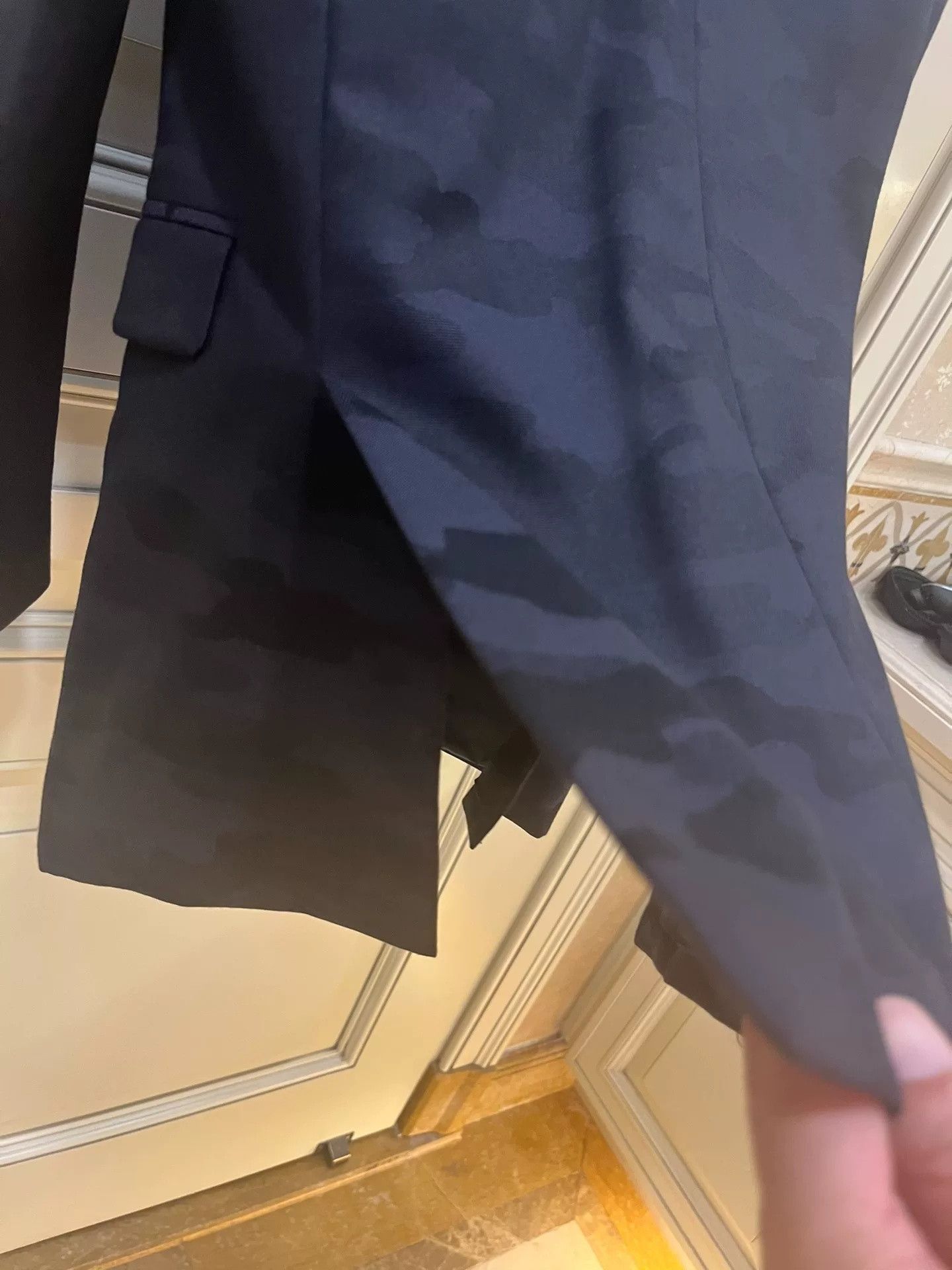 Neil Barrett Neil Barrett Classic Black Camo Blazer 46 Size US S / EU 44-46 / 1 - 9 Thumbnail