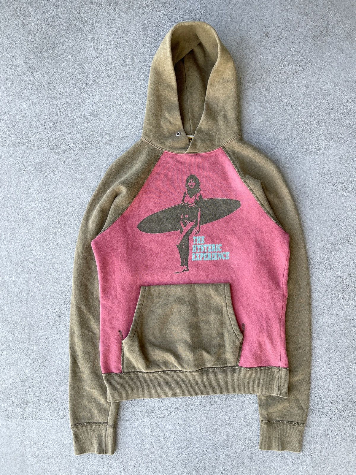 image of Steal! 1990S Hysteric Glamour Surf Girl Logo Hoodie, Men's (Size Small)