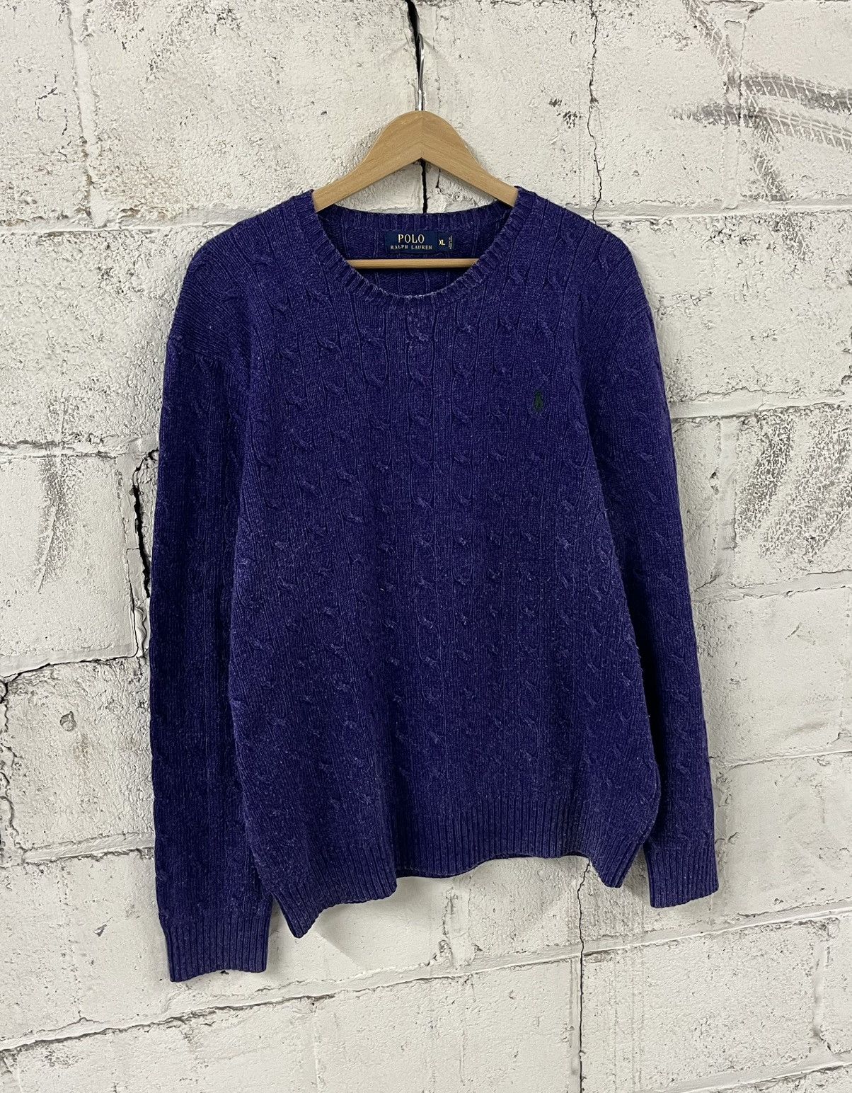 Polo Ralph Lauren Polo ralph lauren vintage cable knit sweater preppy fall Size US XL / EU 56 / 4 - 1 Thumbnail